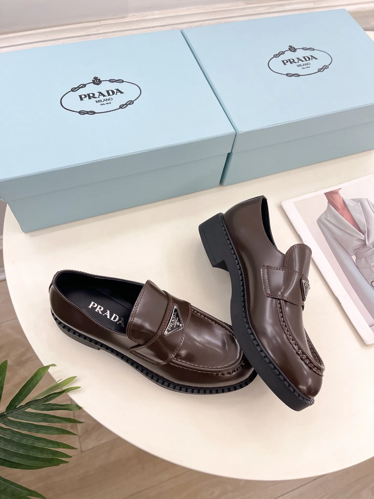 Лоферы И Мокасины Женские Prada 11404093
