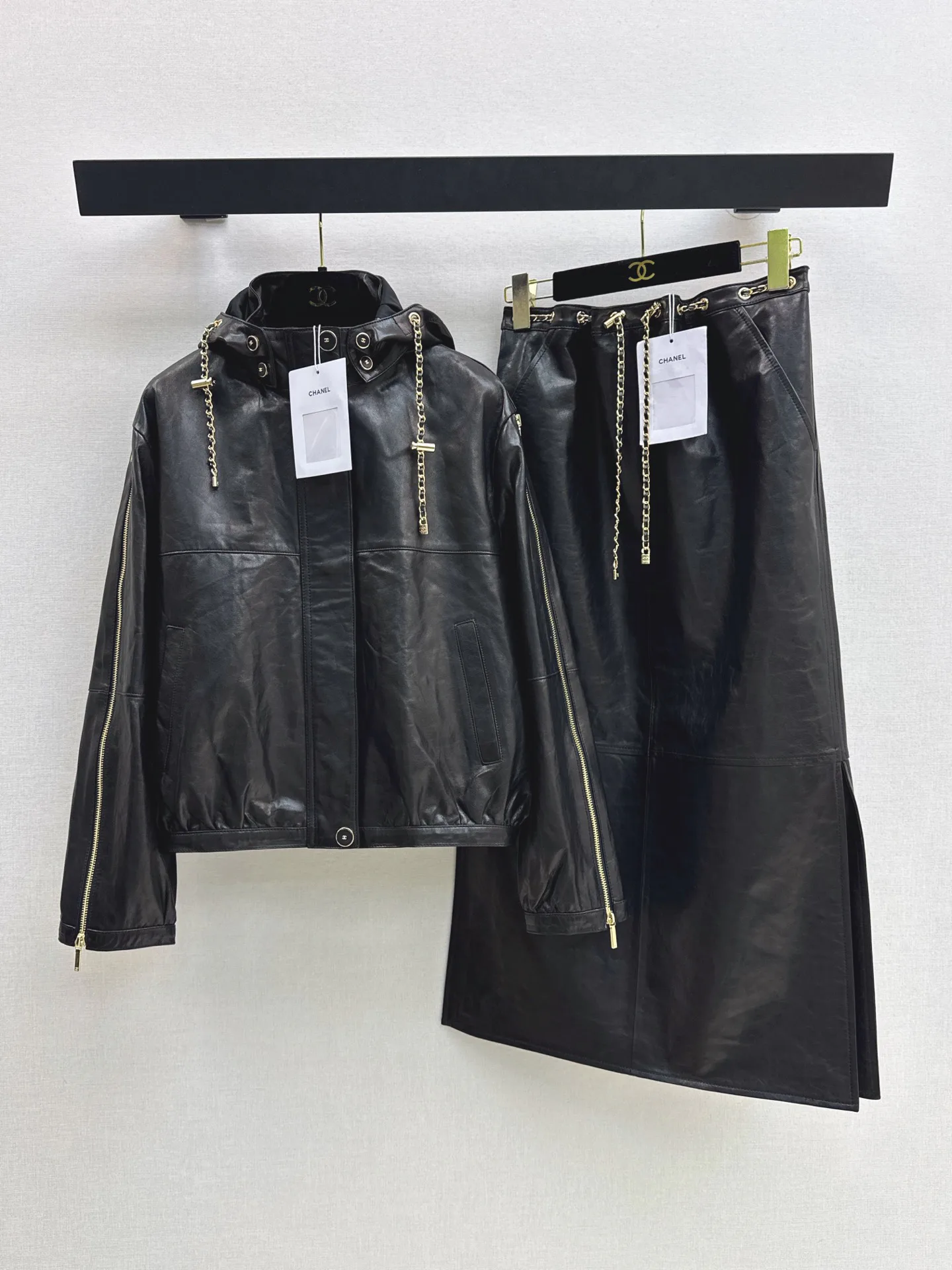 Кожаные Куртки И Дублёнки Женские Chanel 18757481