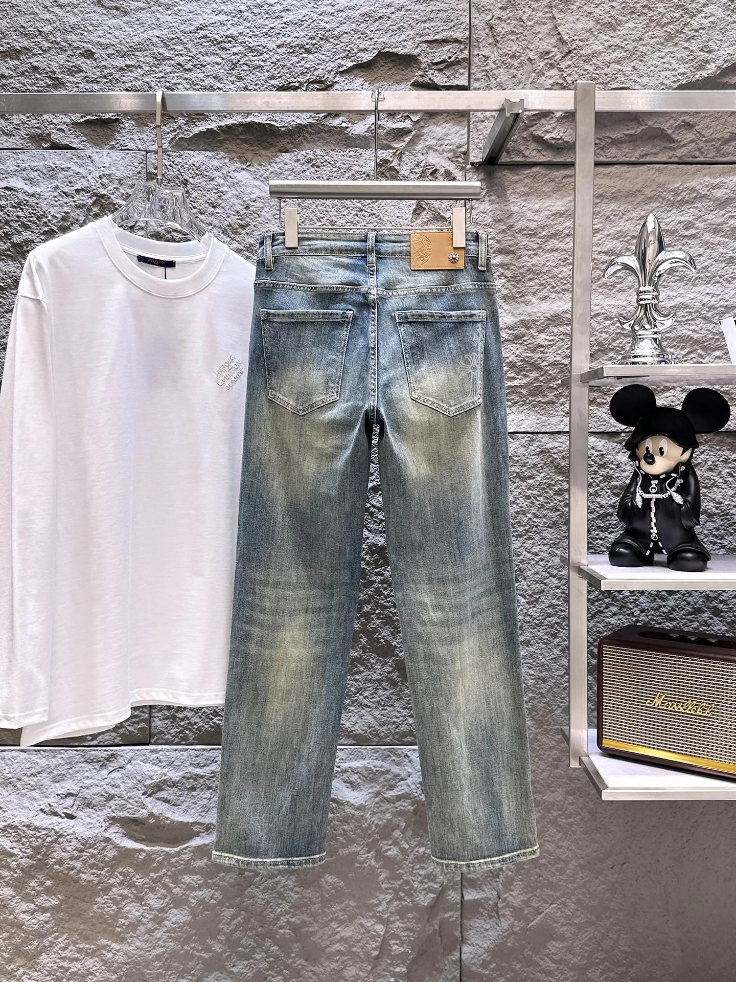 Джинсы Женские Chrome Hearts 5093837