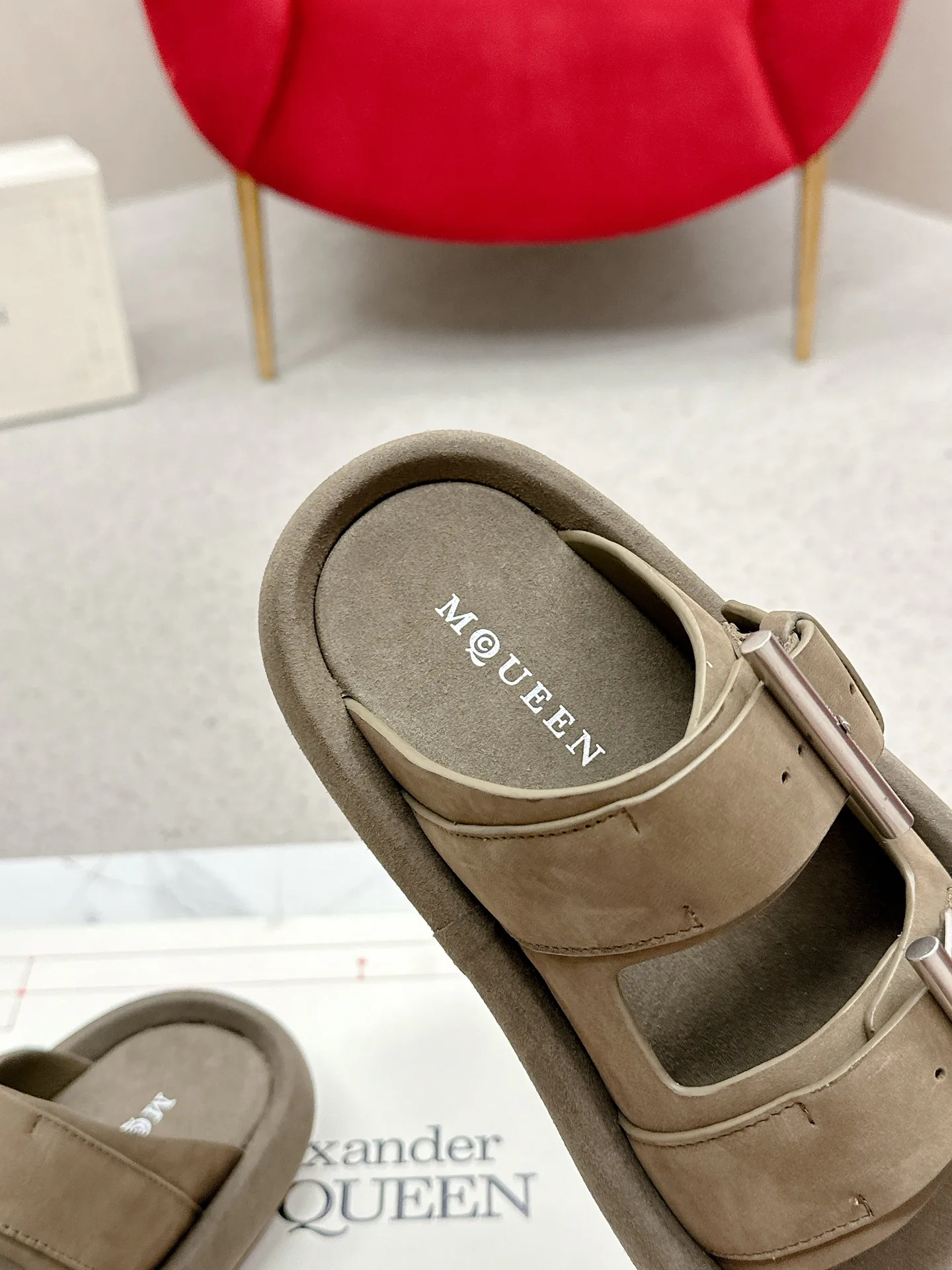 Шлепанцы Женские Alexander Mcqueen 491891