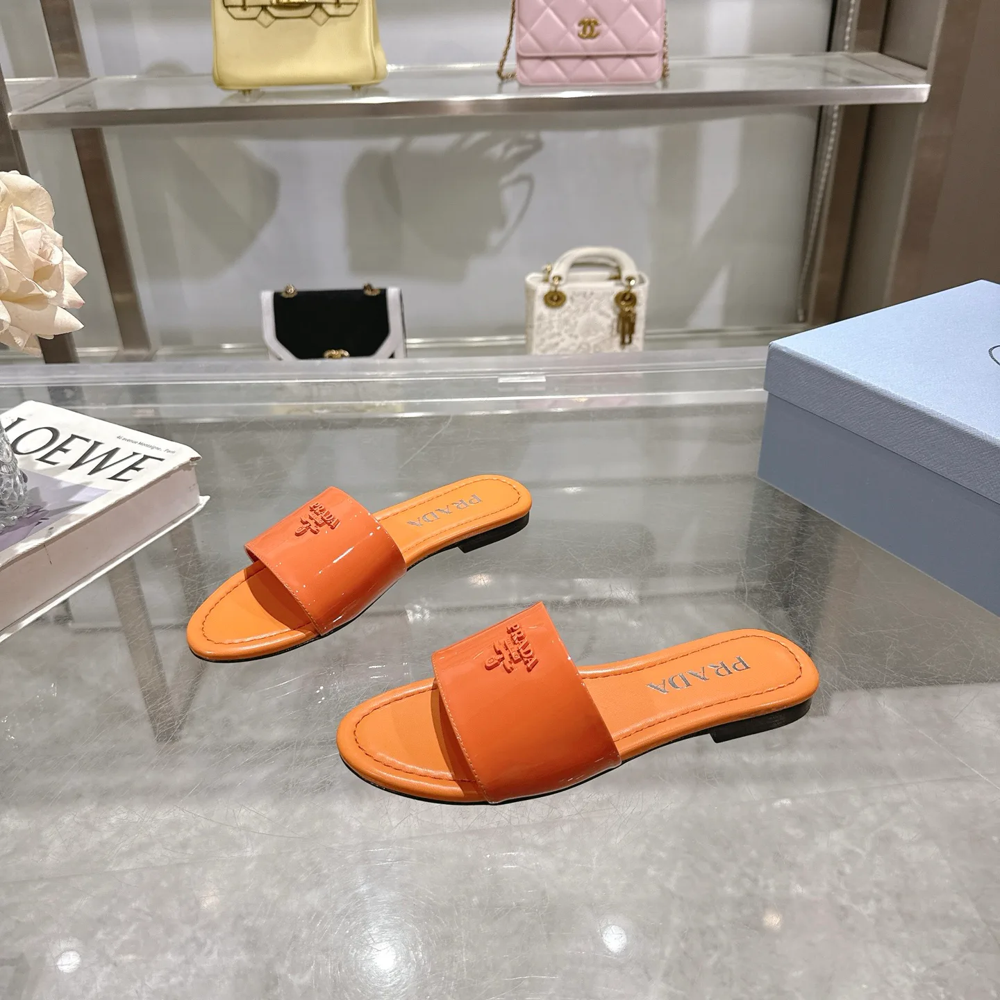 Шлепанцы Женские Prada 490965
