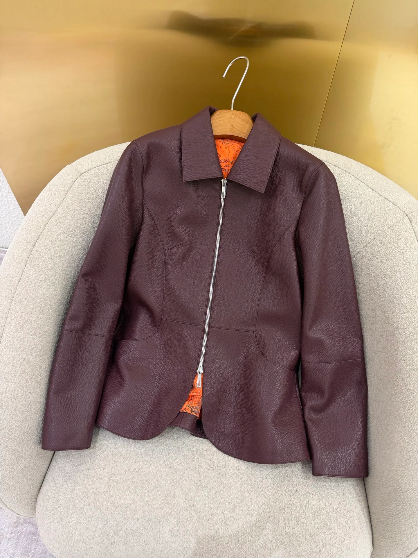 Кожаные Куртки И Дублёнки Женские Hermes 17959244