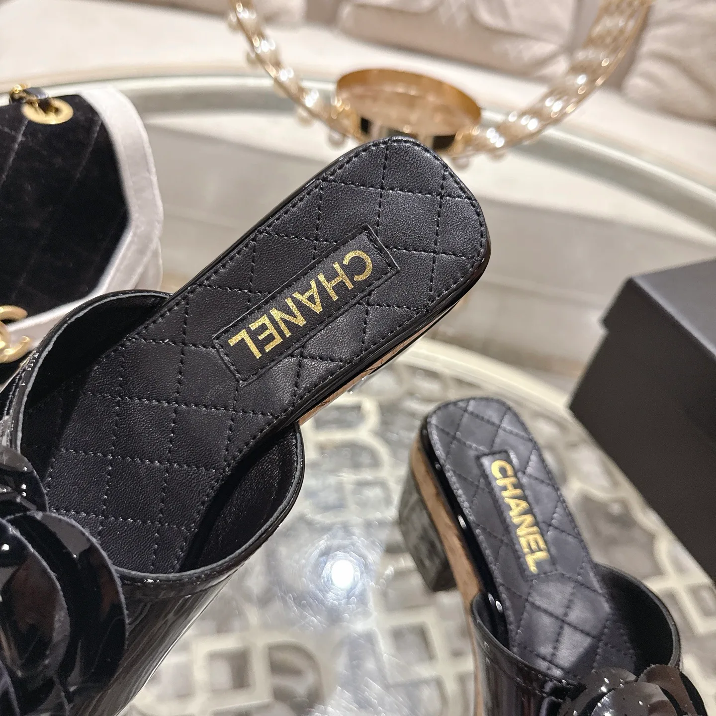 Босоножки Женские Chanel 1529120