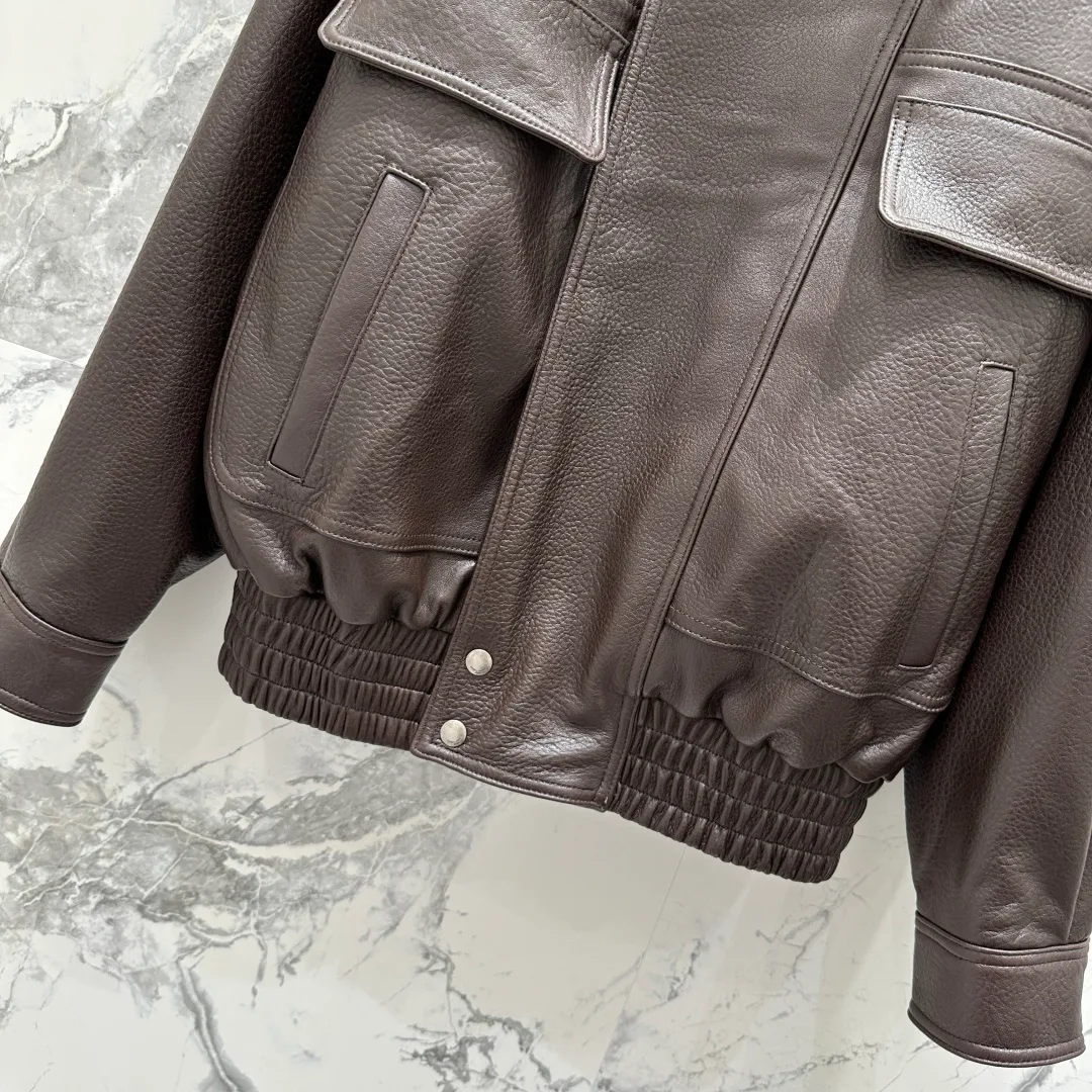 Кожаные Куртки И Дублёнки Женские Saint Laurent 11544786