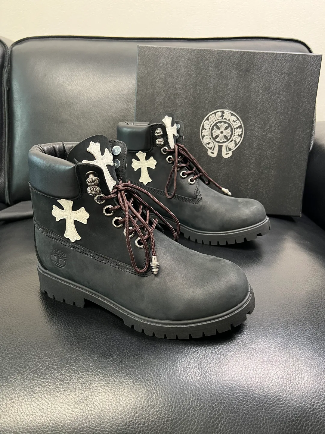 Ботинки Женские Chrome Hearts 471689