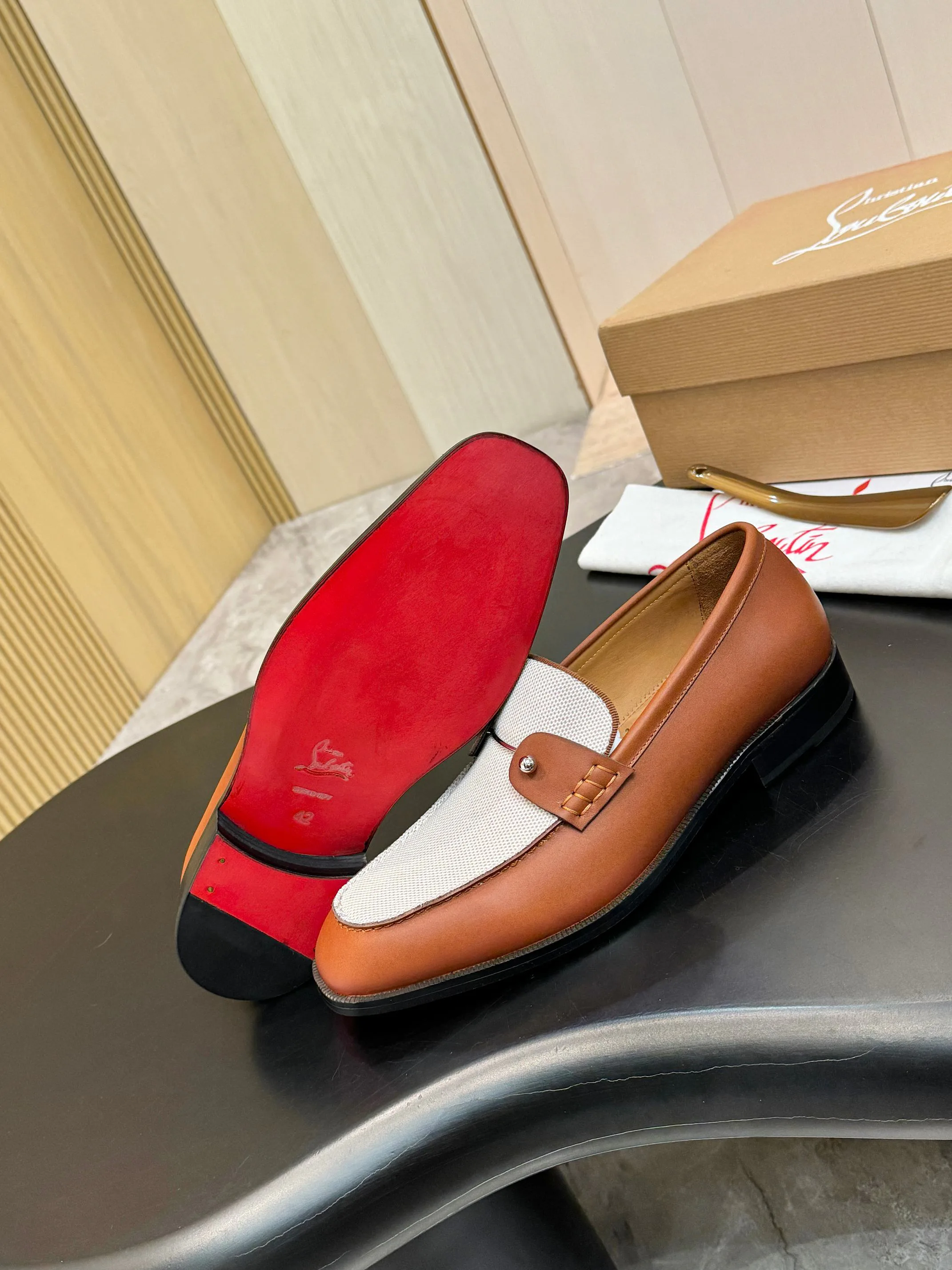 Лоферы И Туфли Мужские Christian Louboutin 18117276