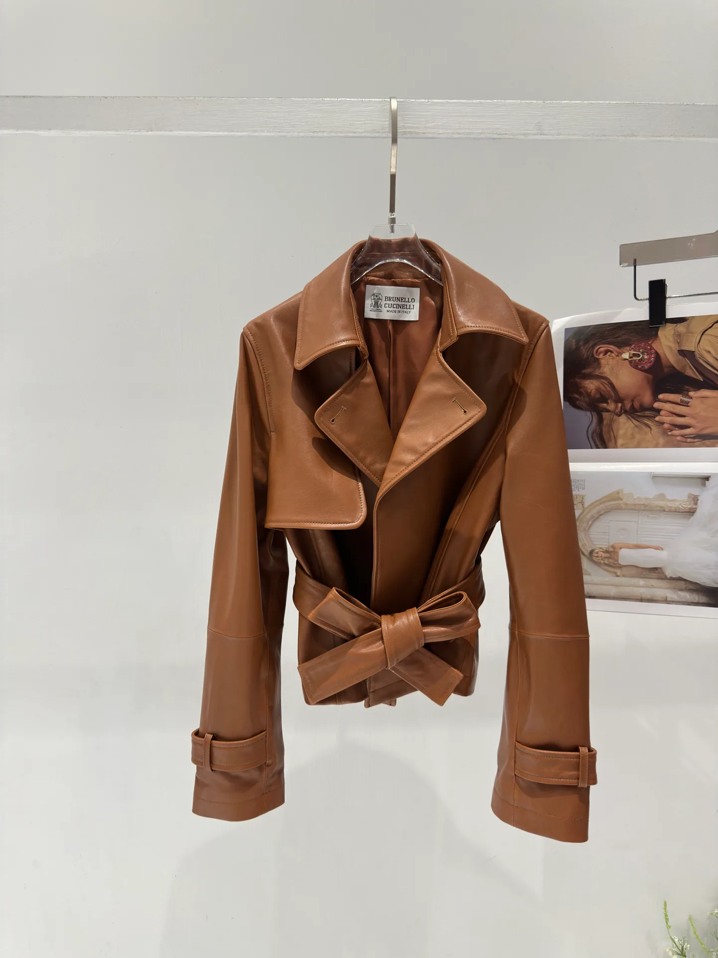 Кожаные Куртки И Дублёнки Женские Brunello Cucinelli 13683067