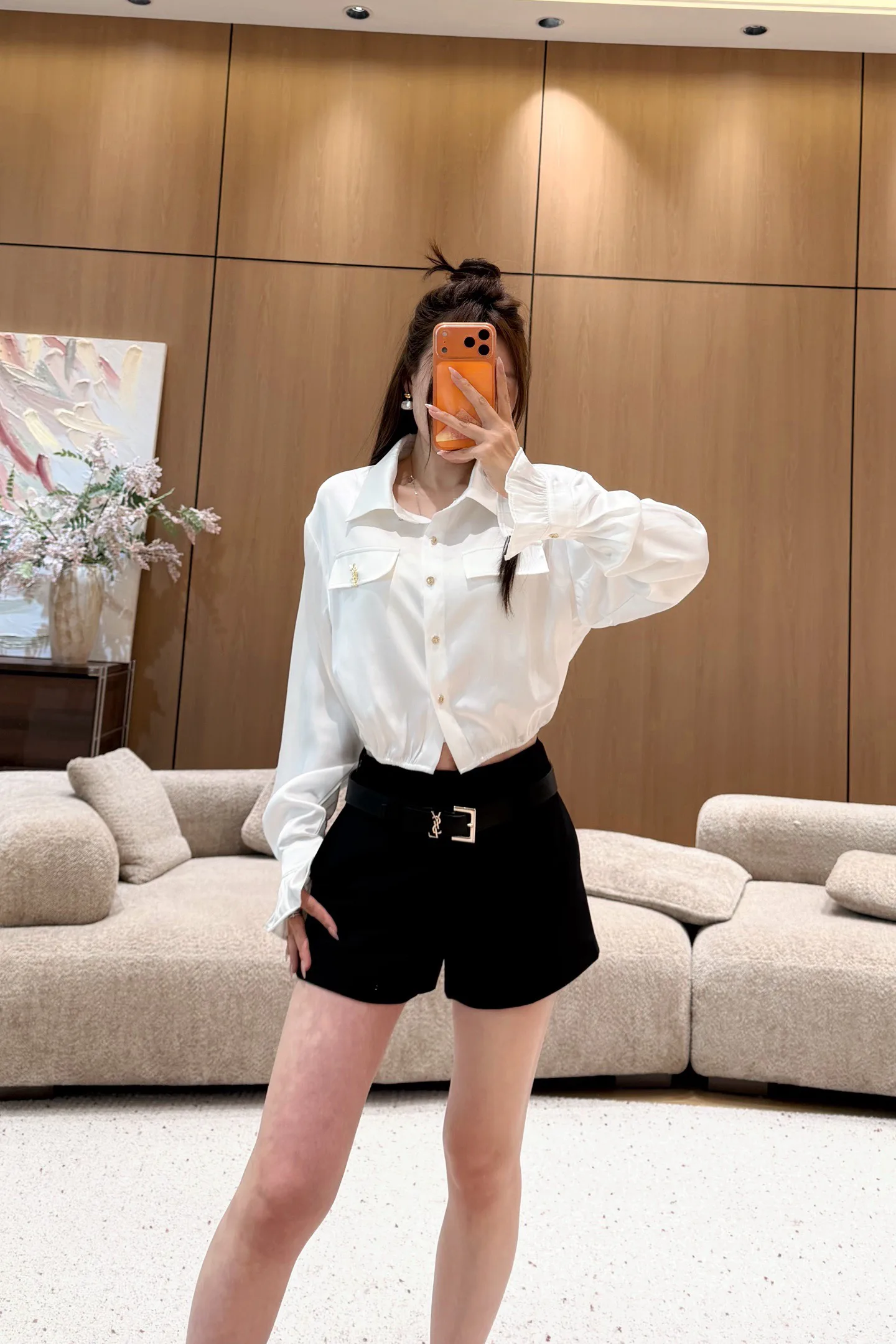 Рубашки Женские Saint Laurent 11884237