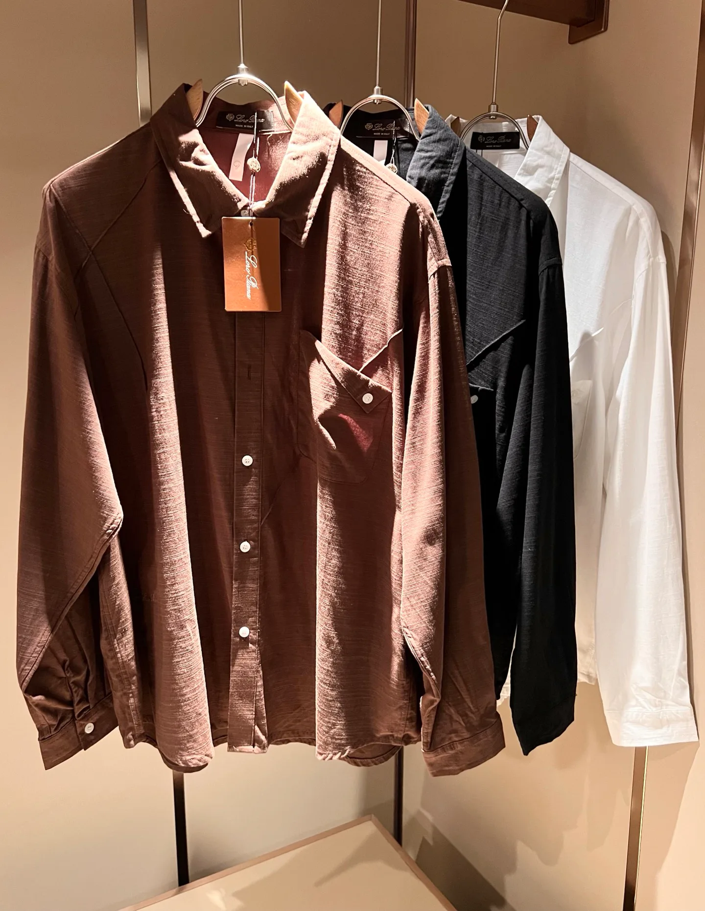 Рубашки Мужские Loro Piana 11952875