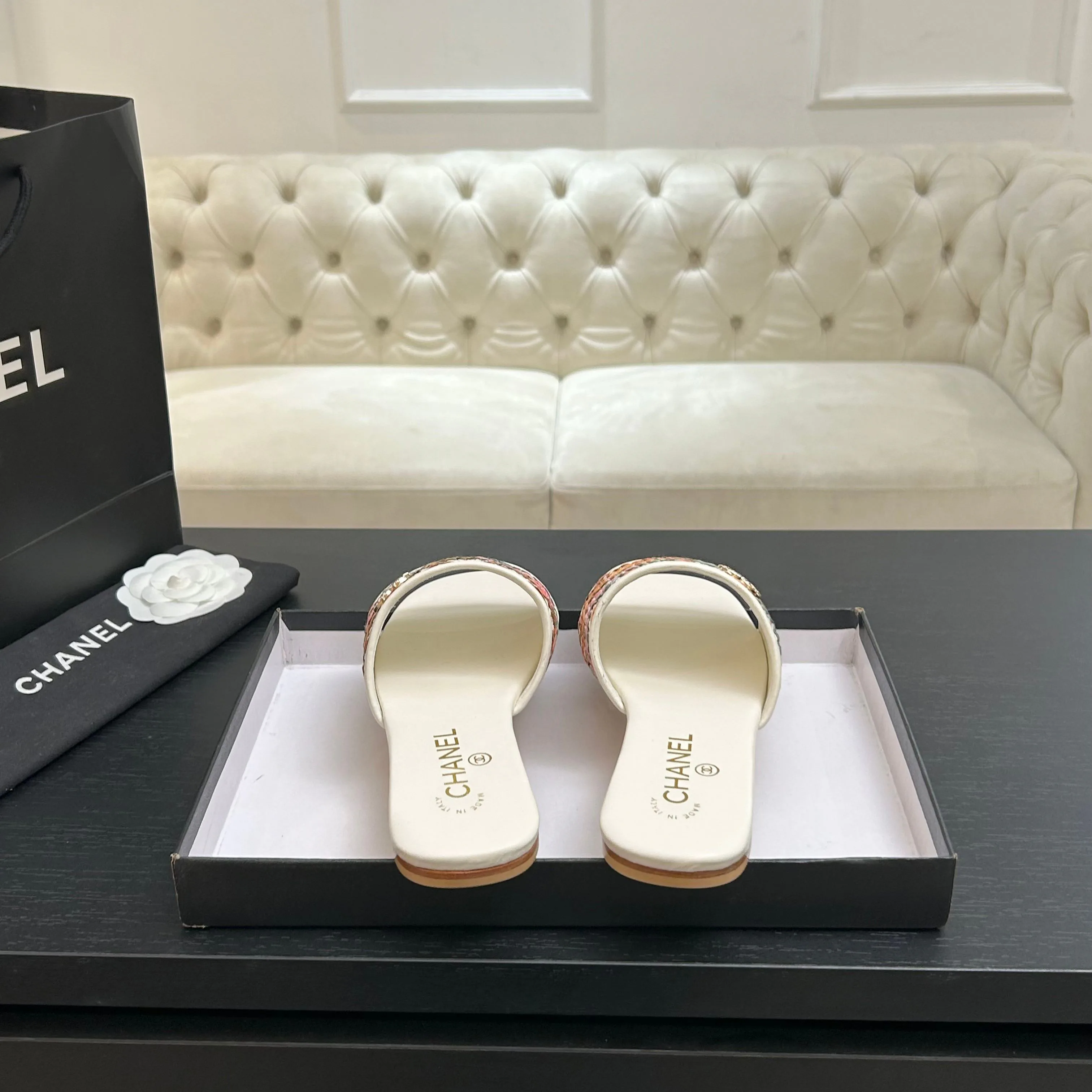 Шлепанцы Женские Chanel 10611367