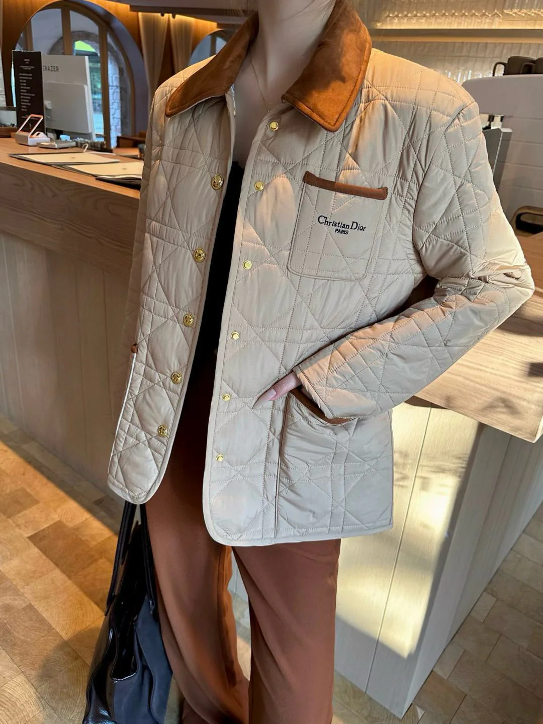 Куртки И Пуховики Женские Christian Dior 408887