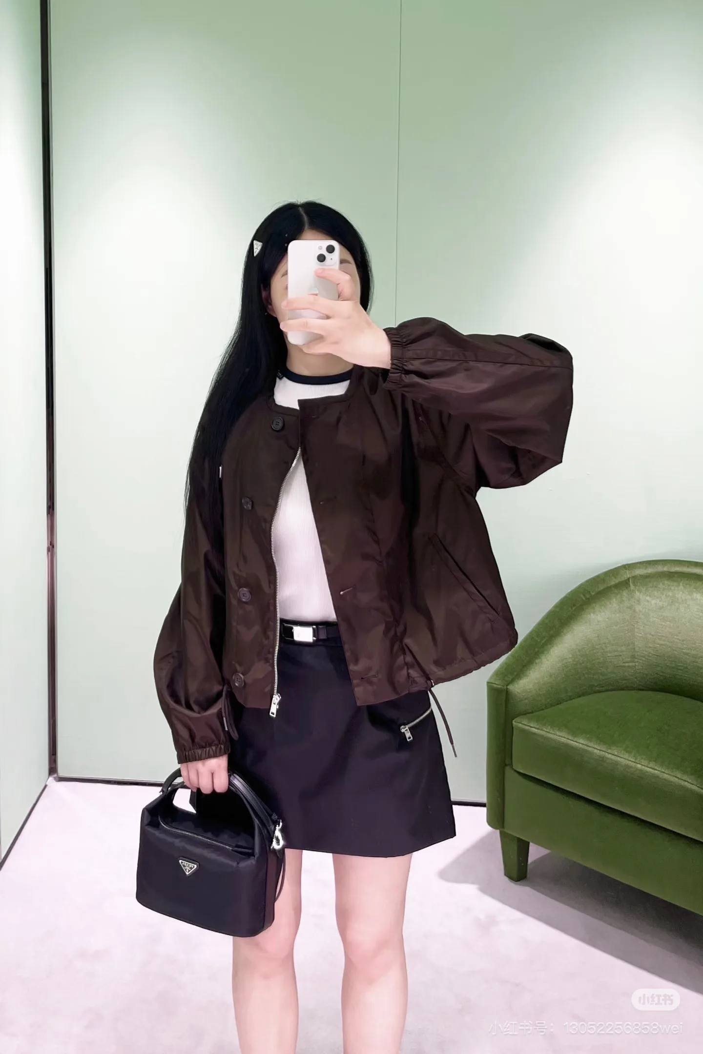 Куртки И Пуховики Женские Prada 18219992