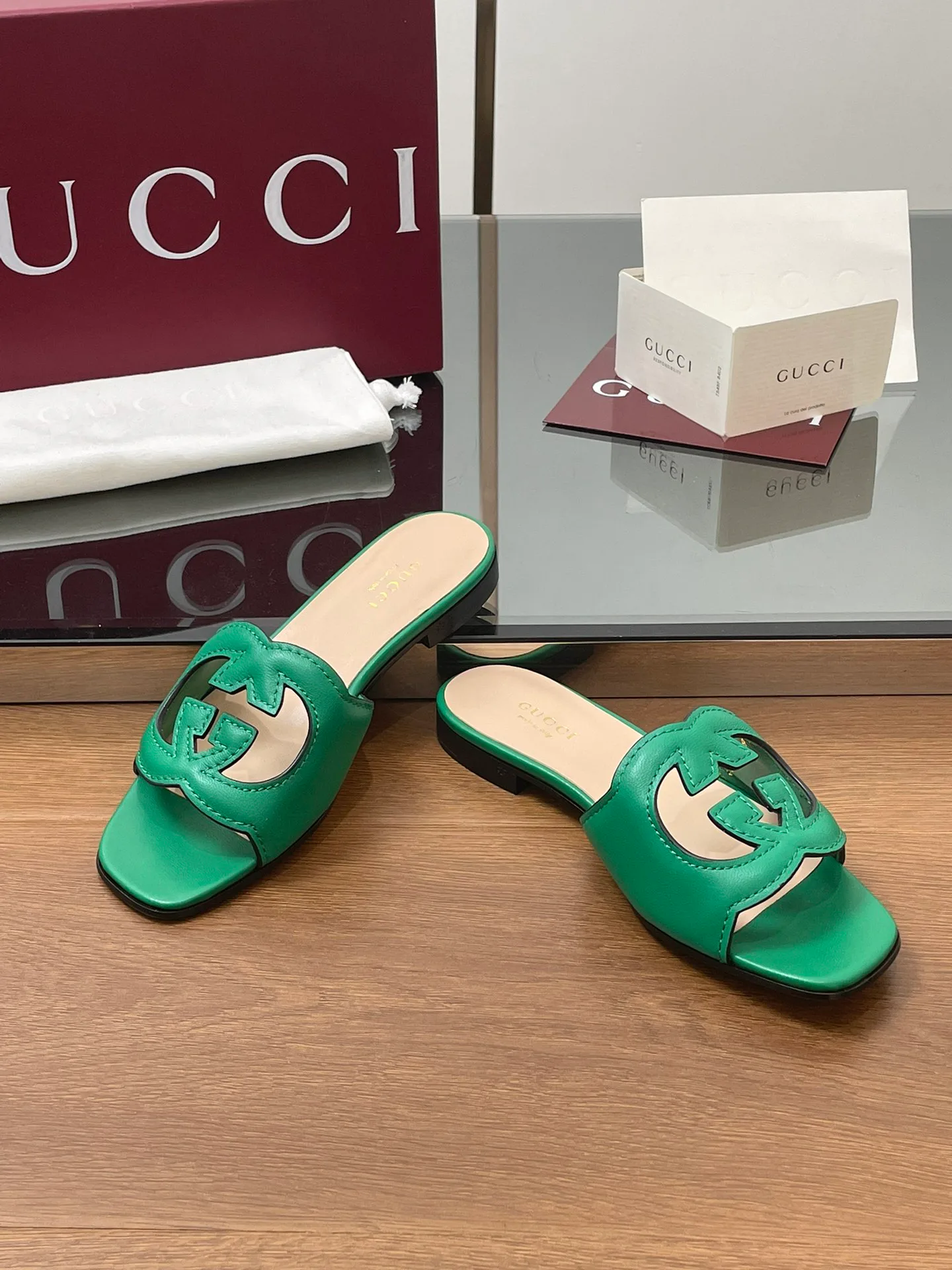 Шлепанцы Женские Gucci 34958