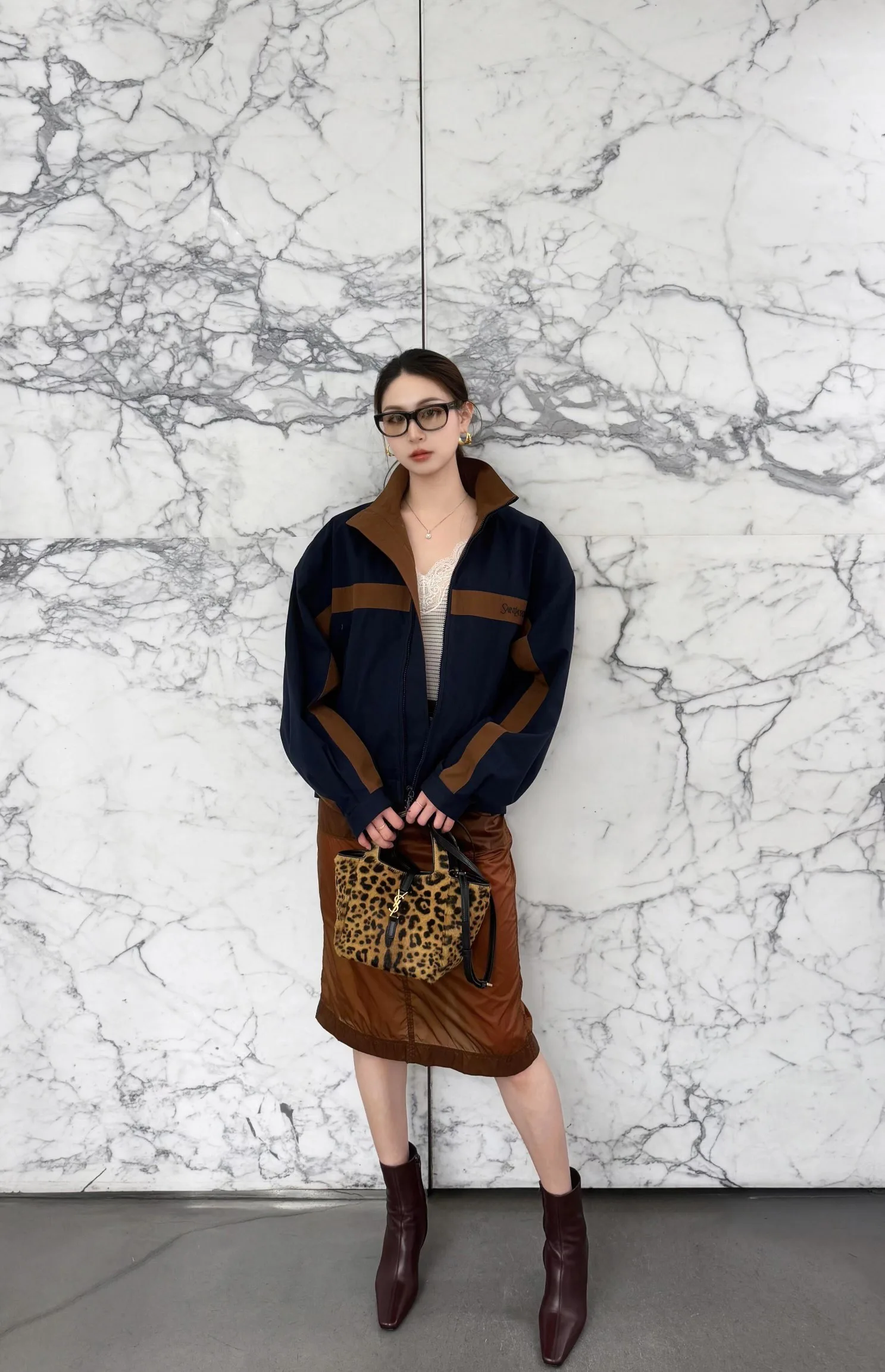 Куртки И Пуховики Женские Saint Laurent 19872051