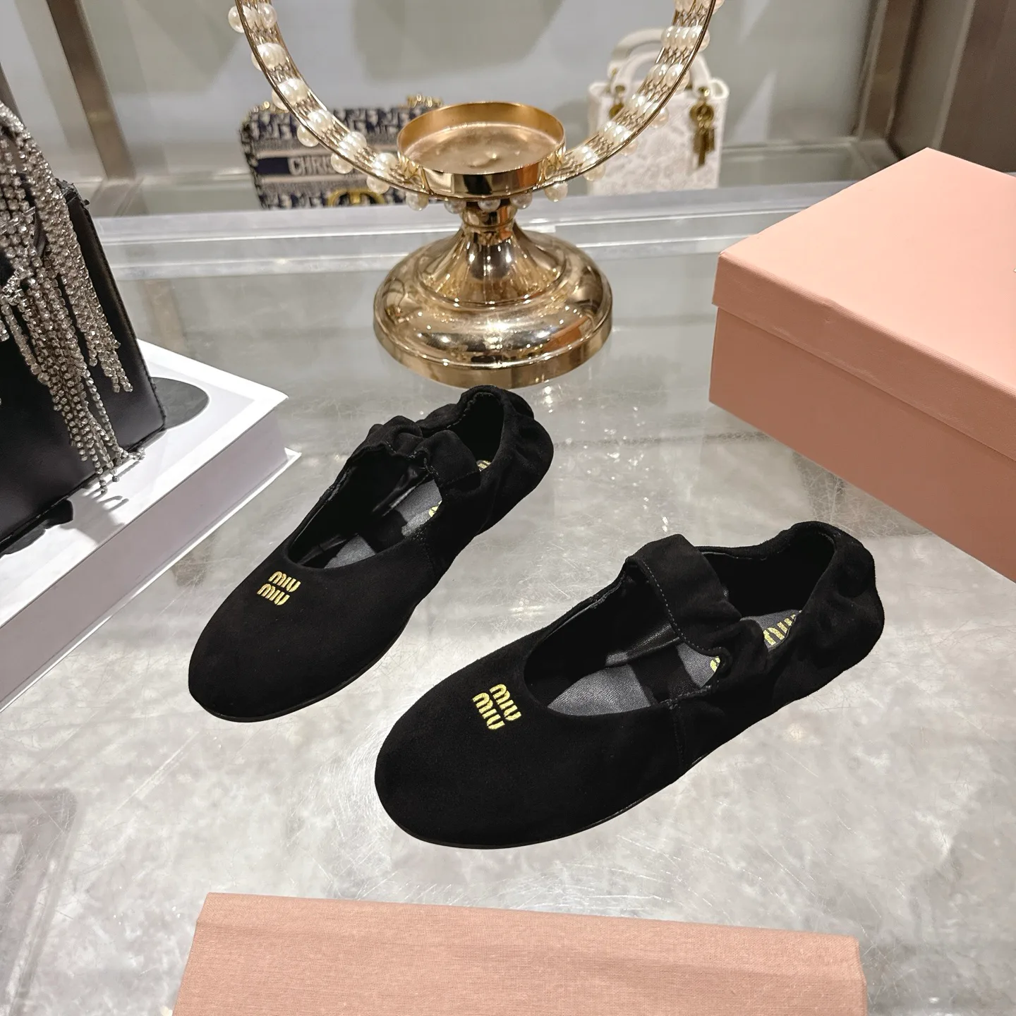 Балетки Женские Miu Miu 12847597