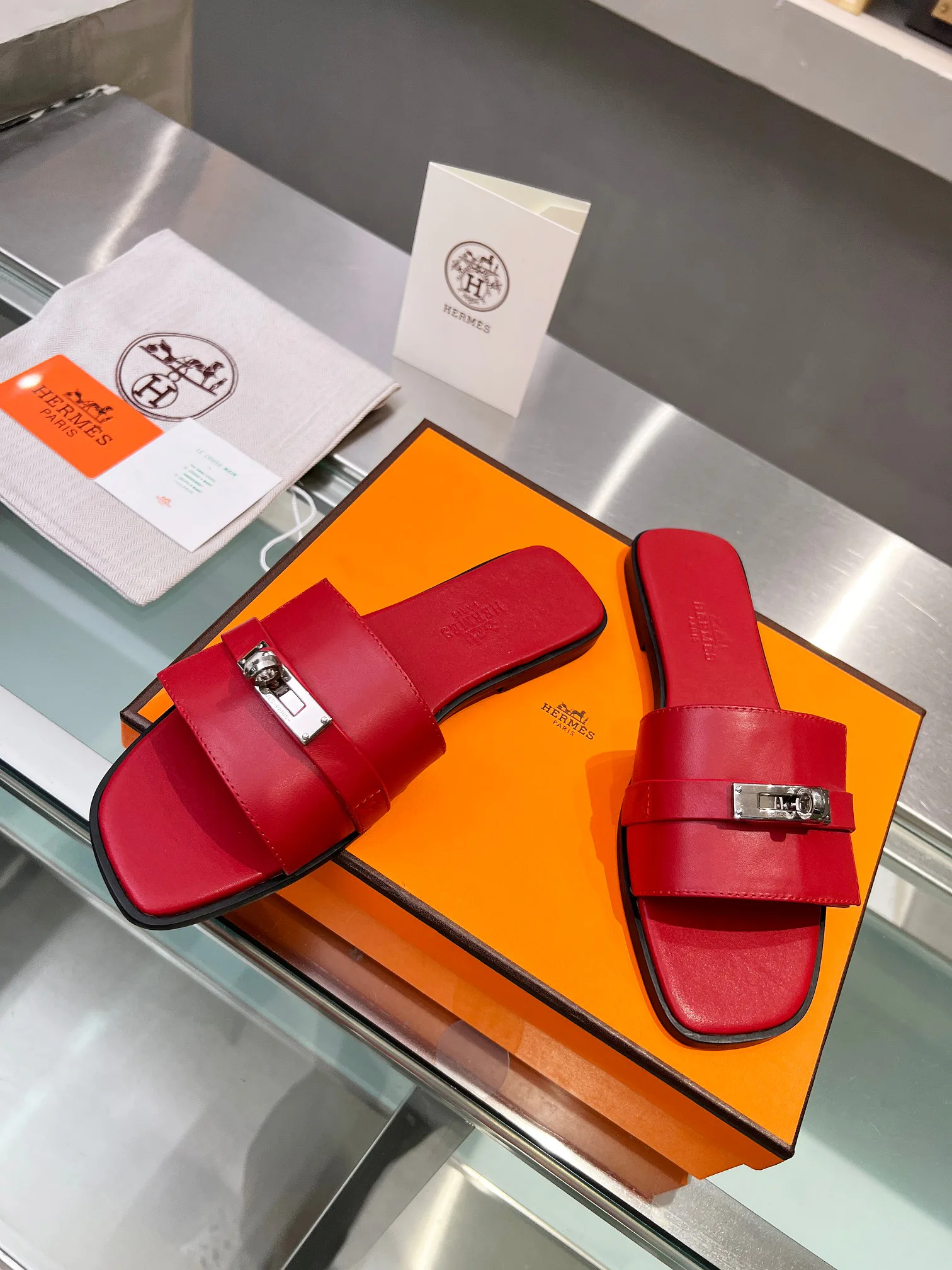Шлепанцы Женские Hermes 11362064