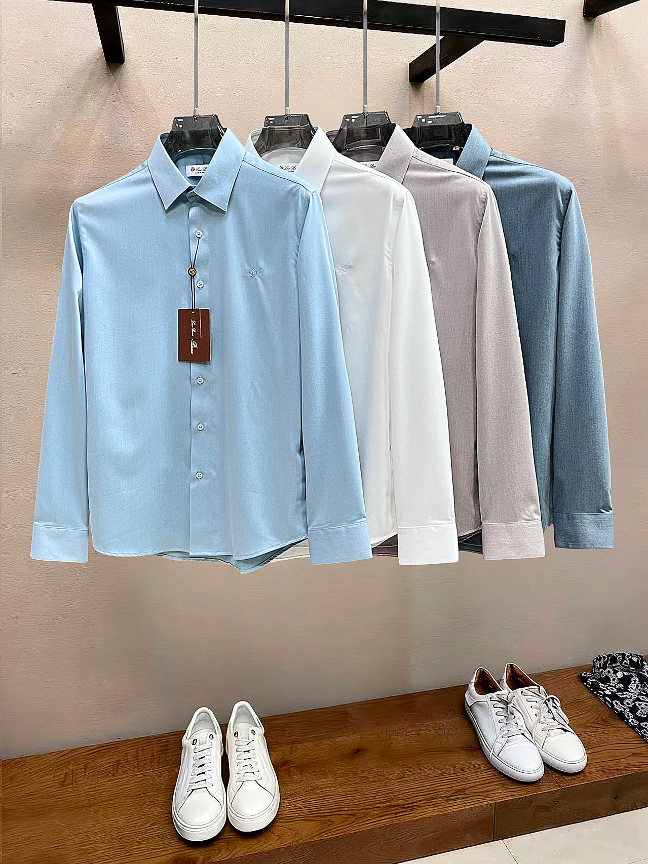 Рубашки Мужские Loro Piana 18097935