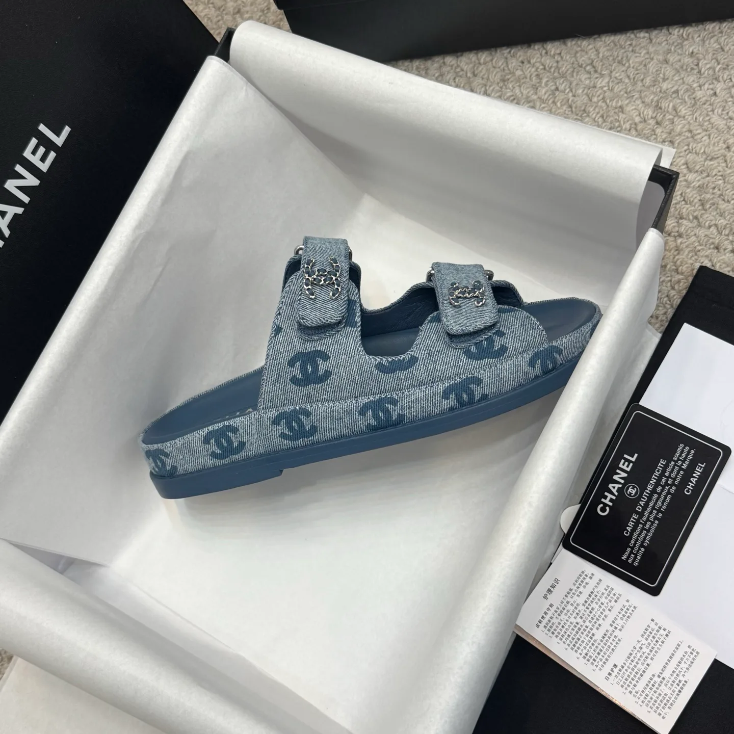 Шлепанцы Женские Chanel 24490