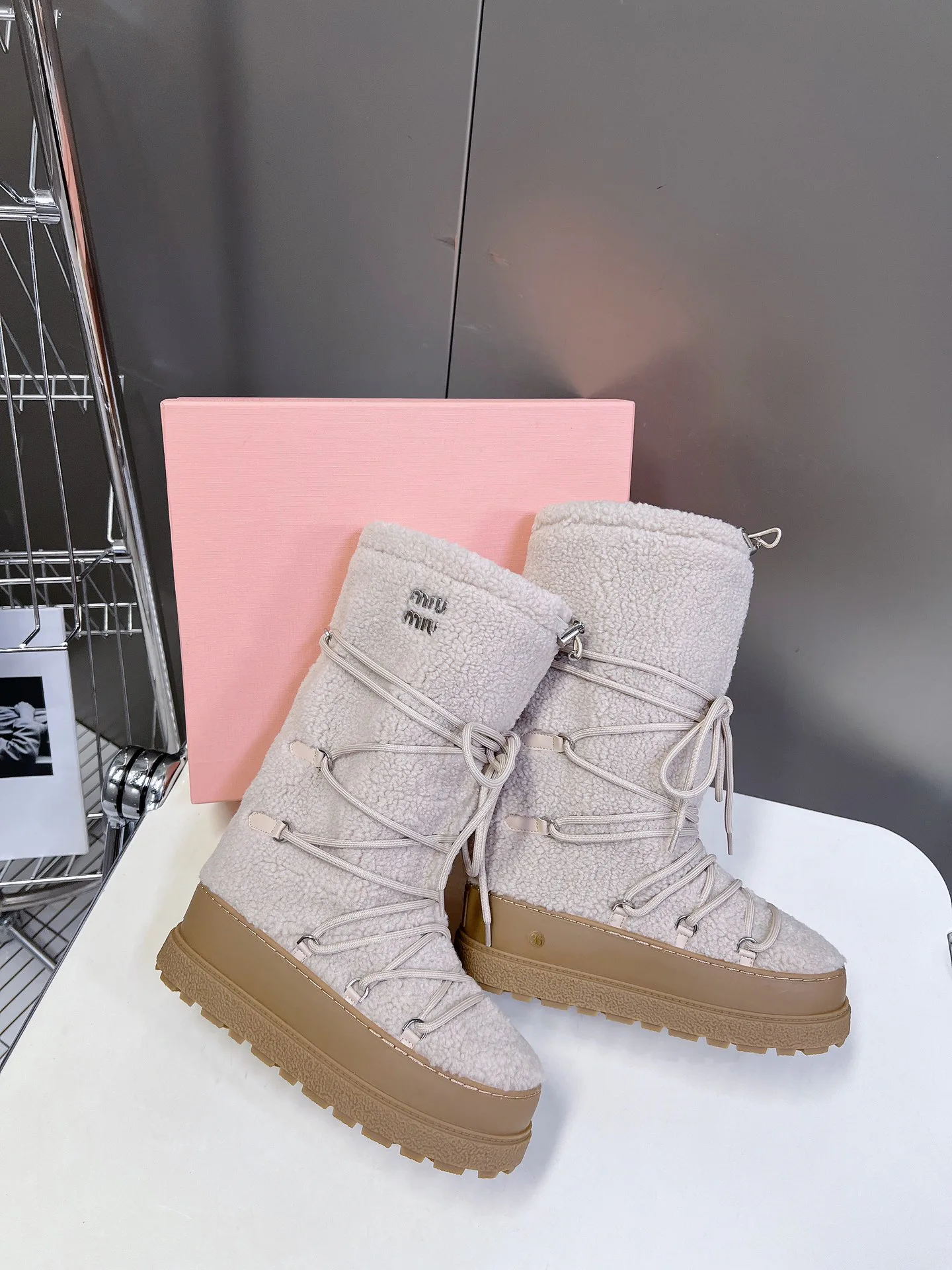 Угги Женские Miu Miu 18541371