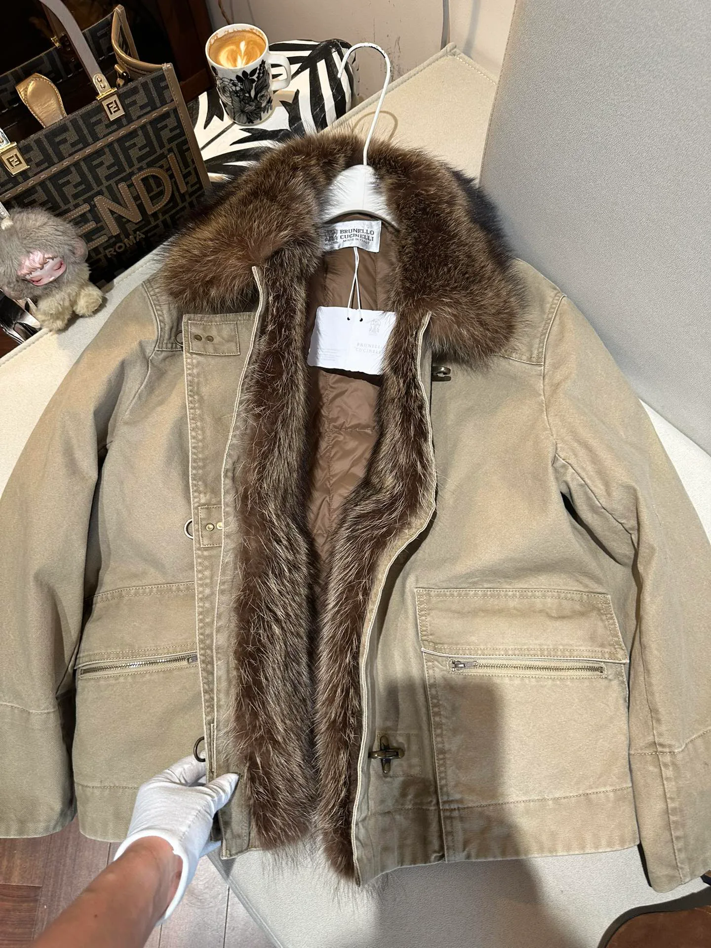 Куртки И Пуховики Женские Brunello Cucinelli 384606