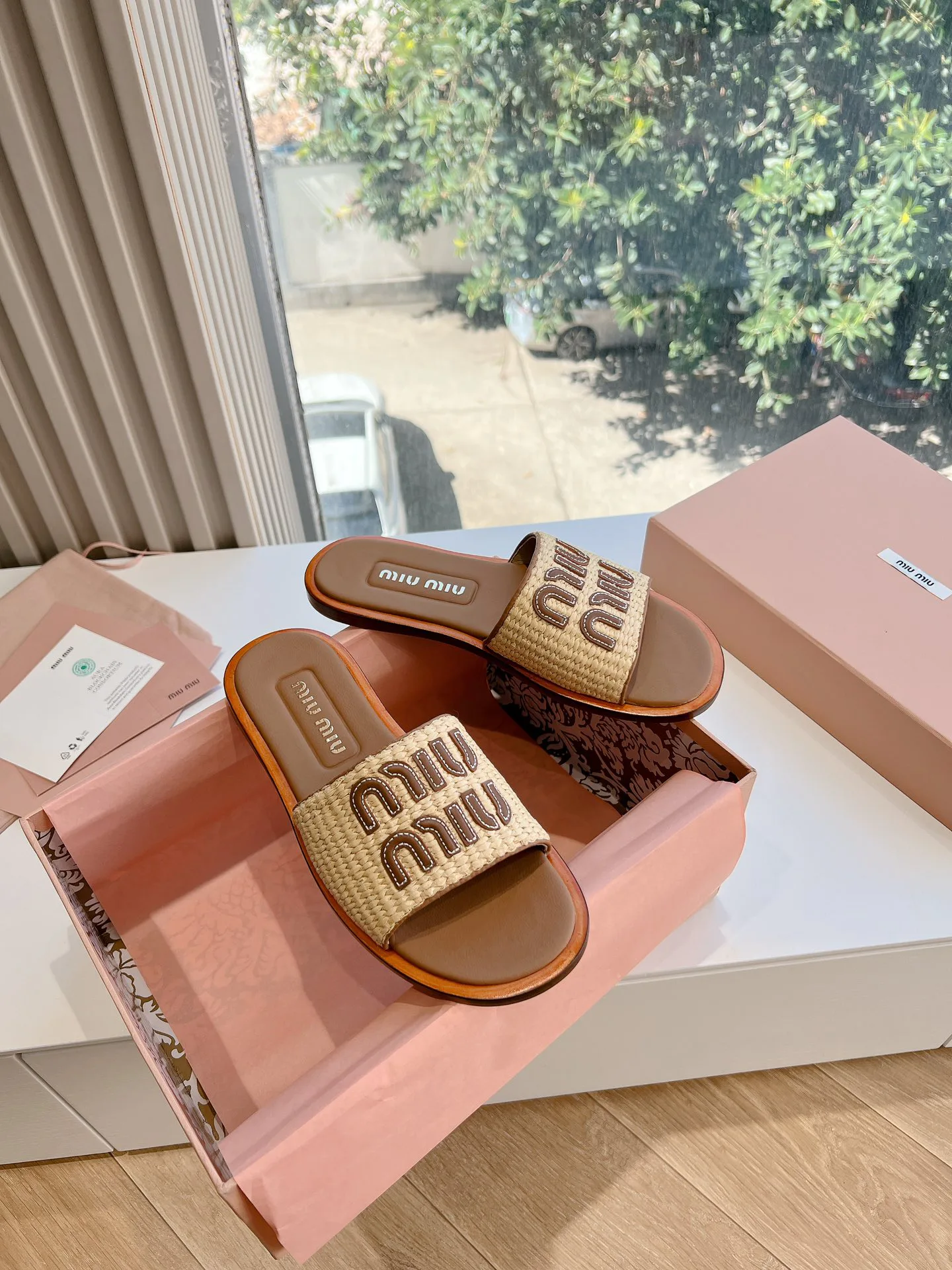 Шлепанцы Женские Miu Miu 12715030
