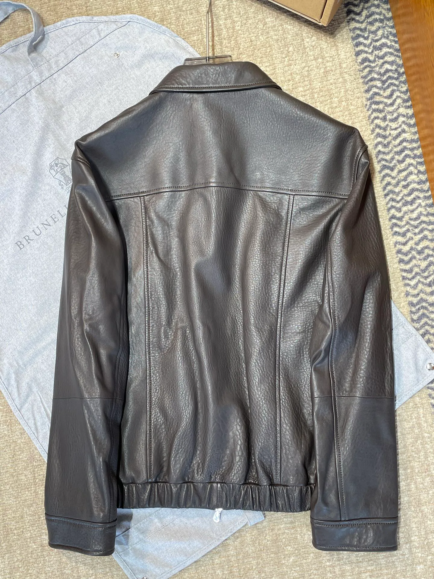 Кожаные Куртки И Дублёнки Мужские Brunello Cucinelli 18235995