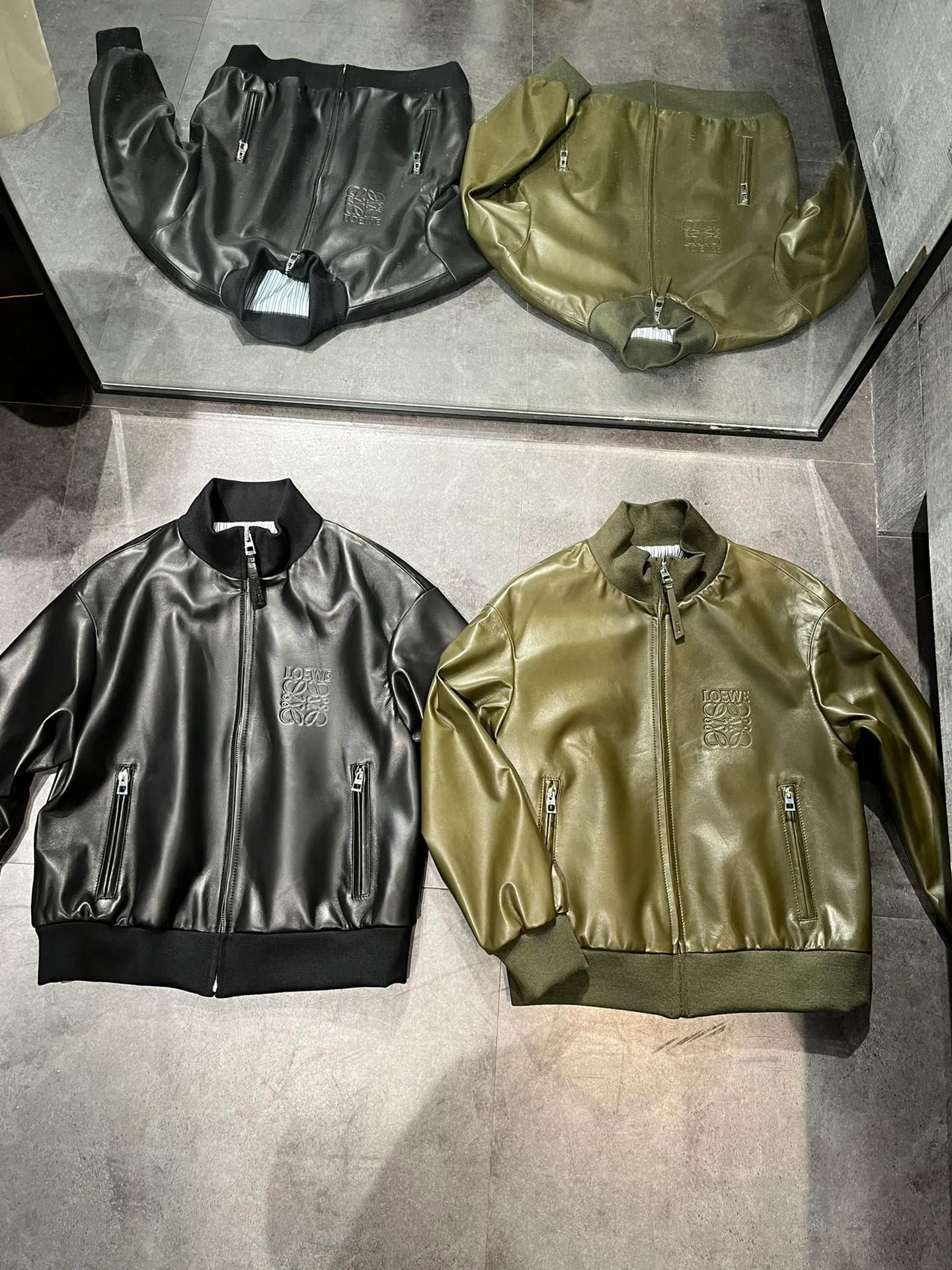 Кожаные Куртки И Дублёнки Мужские Loewe 11182577