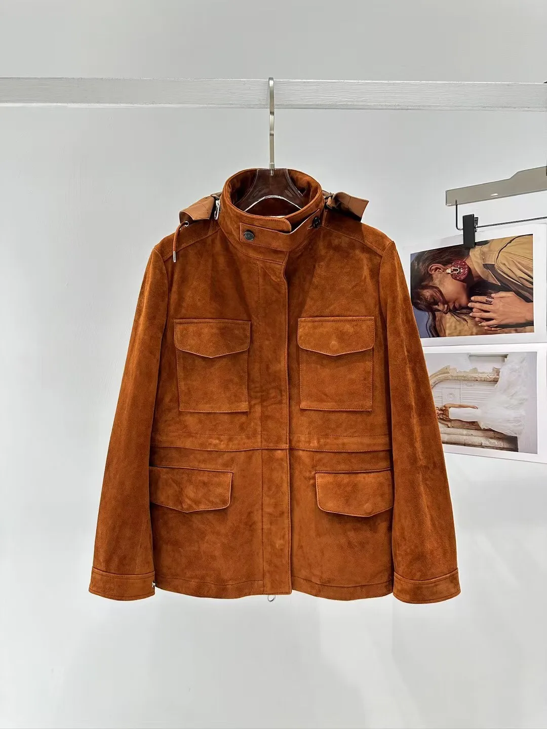 Кожаные Куртки И Дублёнки Женские Loro Piana 11700605