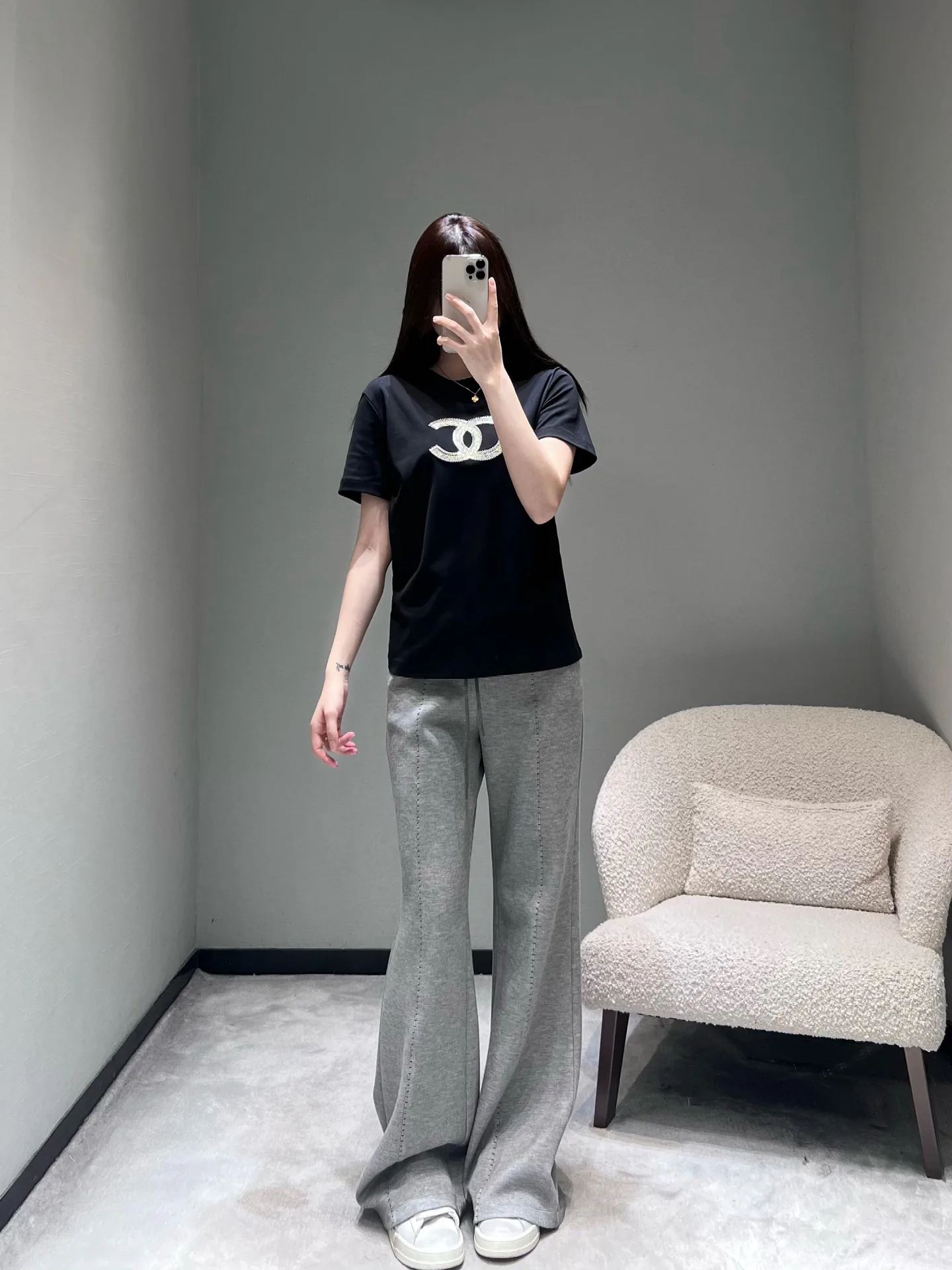 Футболки Женские Chanel 5296087