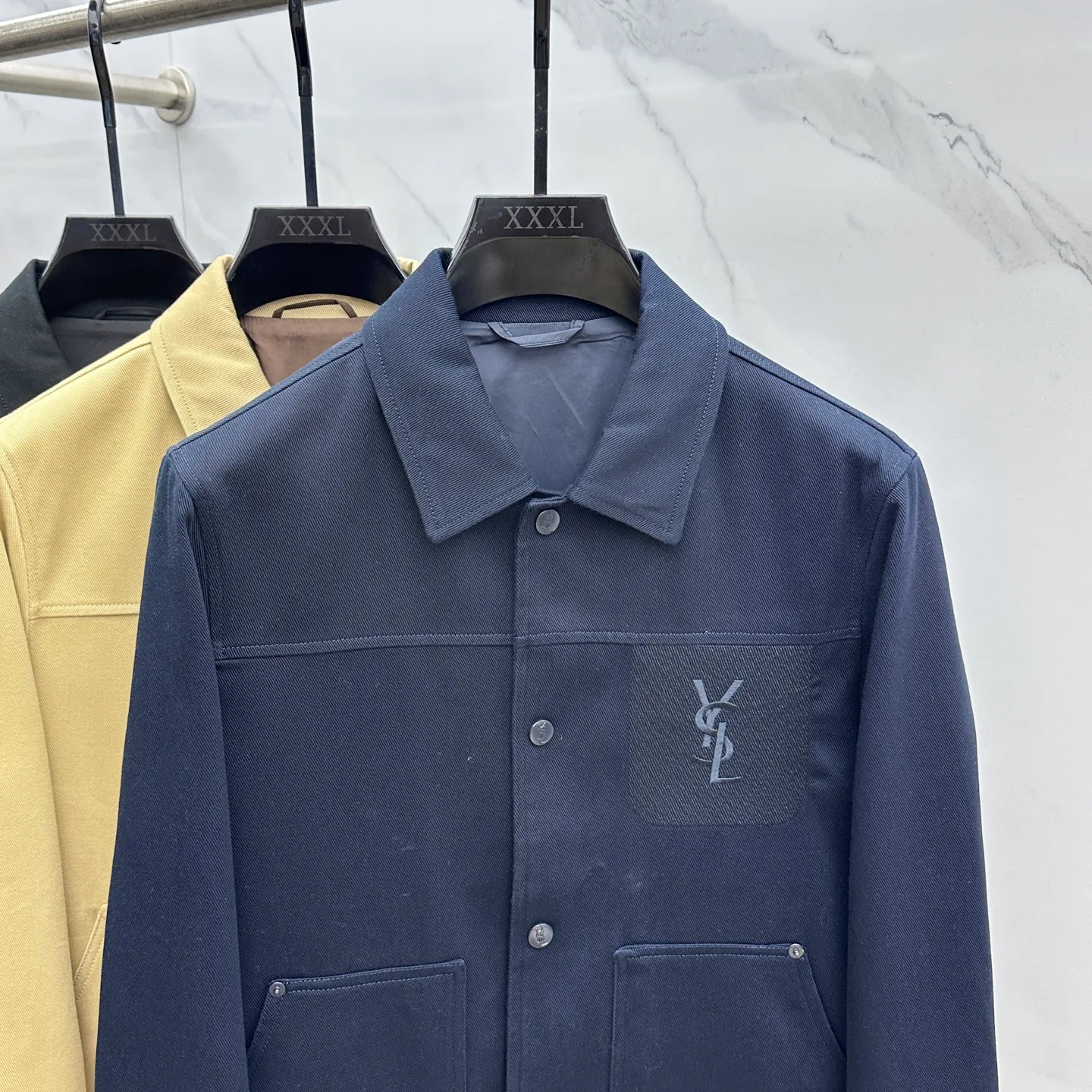 Куртки И Пуховики Мужские Saint Laurent 846066