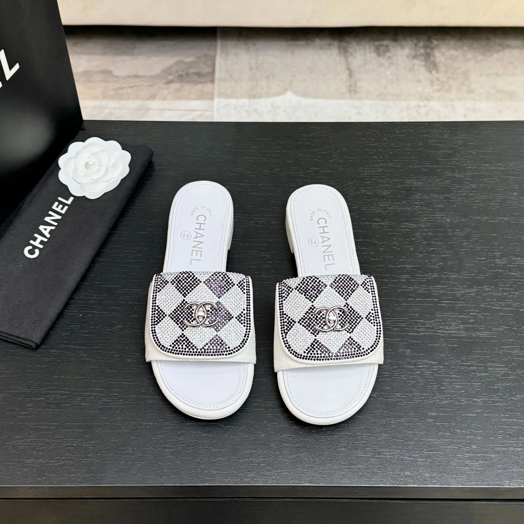 Шлепанцы Женские Chanel 1468226