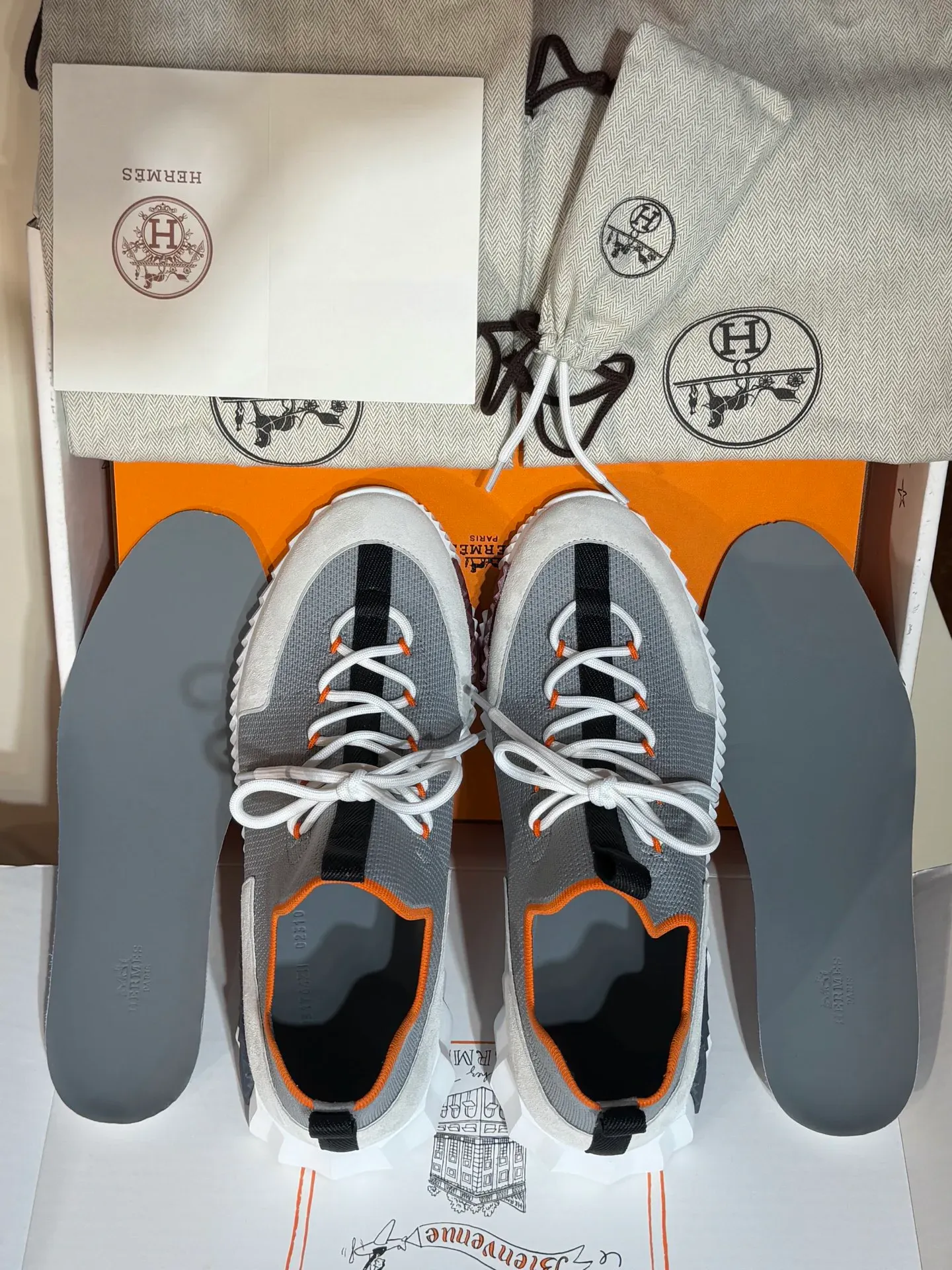 Кроссовки Женские Hermes 554594