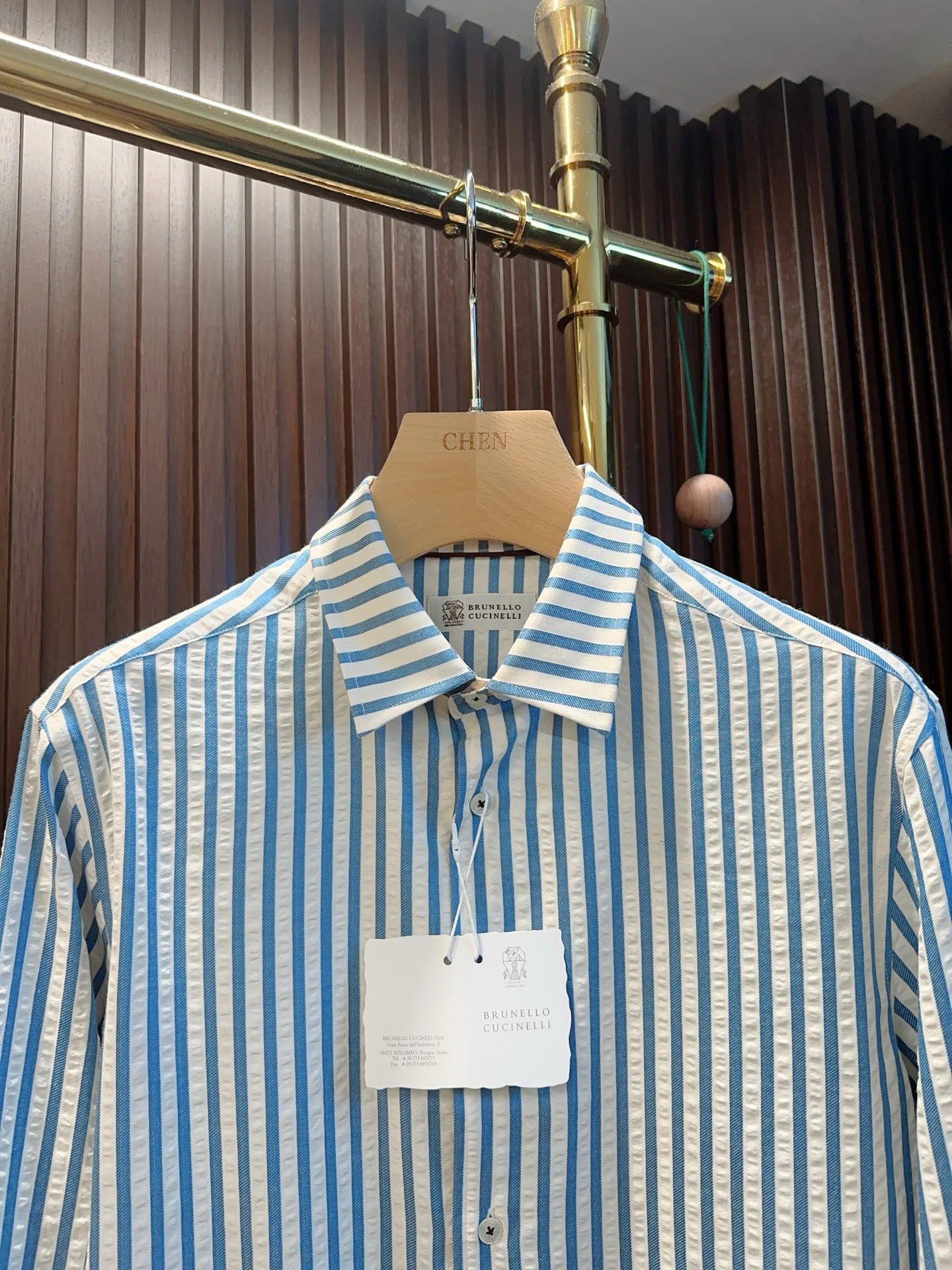 Рубашки Мужские Brunello Cucinelli 11383630