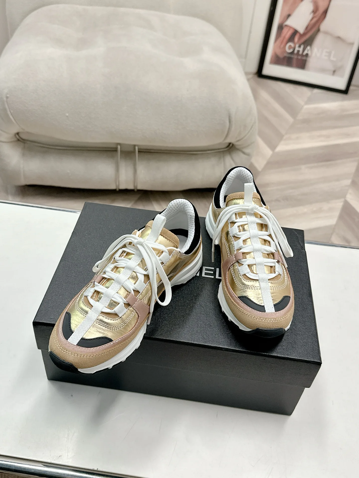 Кроссовки Женские Chanel 1268547