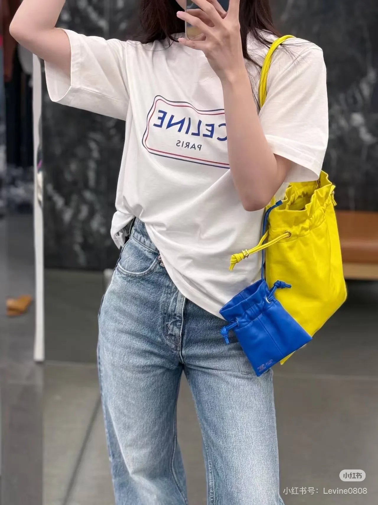 Футболки Женские Celine 9813879