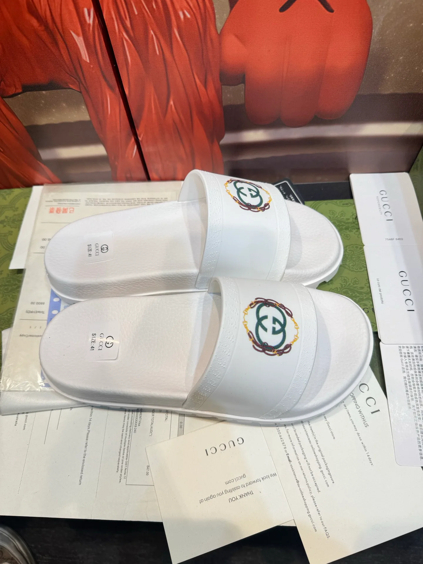 Шлепанцы Женские Gucci 10313911