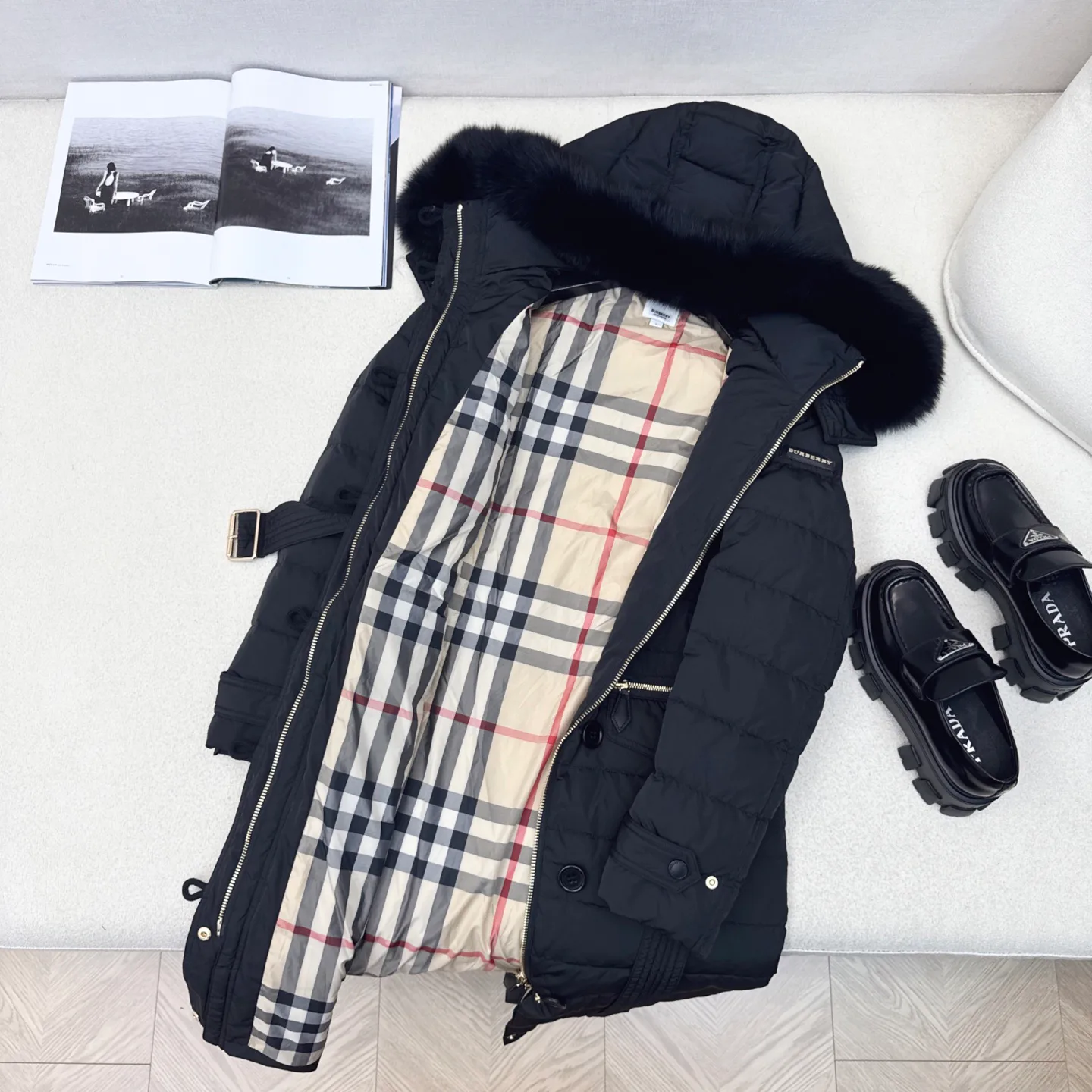 Куртки И Пуховики Женские Burberry 1884104