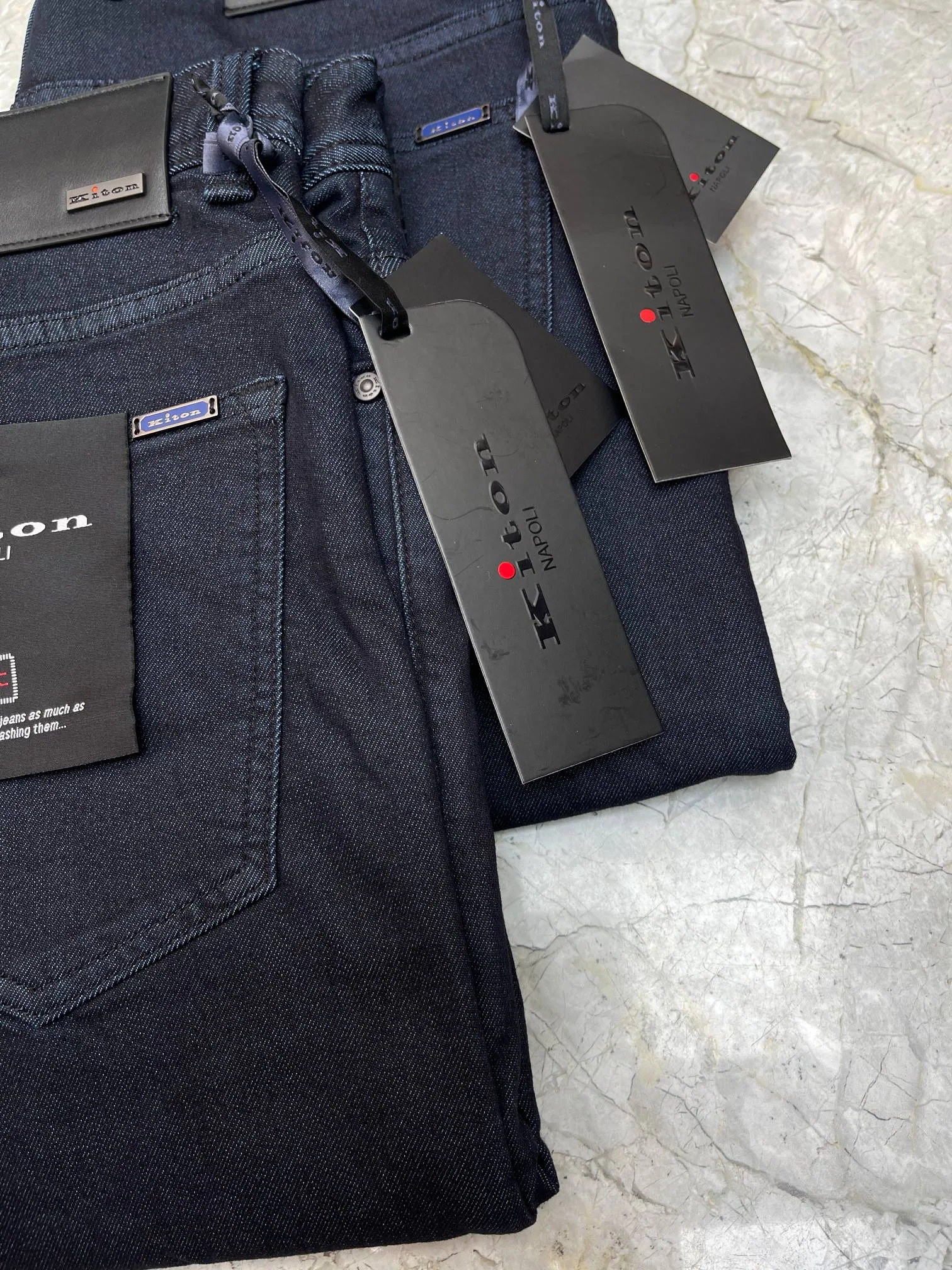 Джинсы Мужские Kiton 18343805