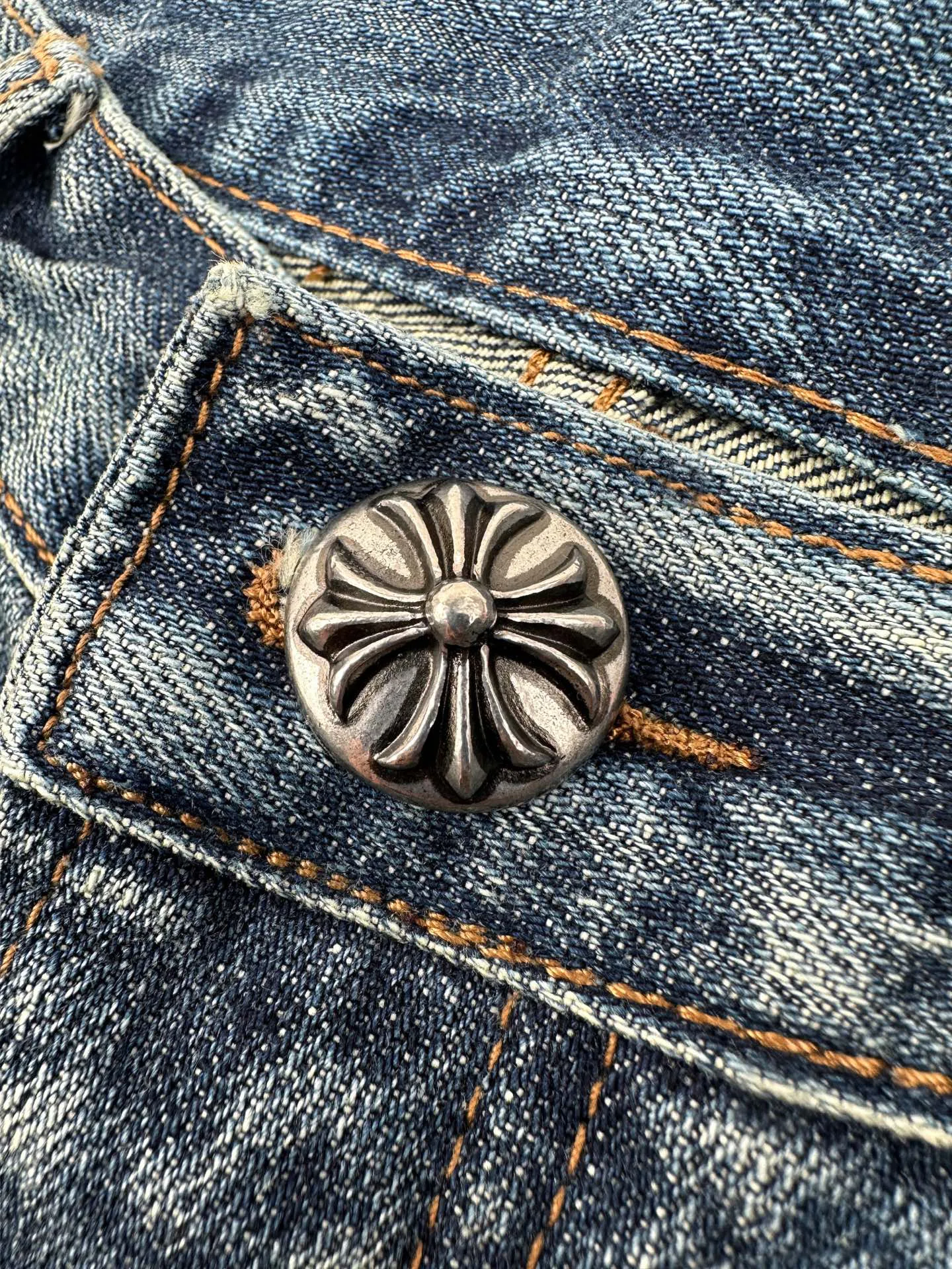 Джинсы Мужские Chrome Hearts 18537453