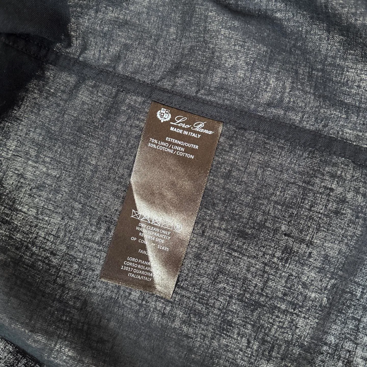 Рубашки Мужские Loro Piana 5654909