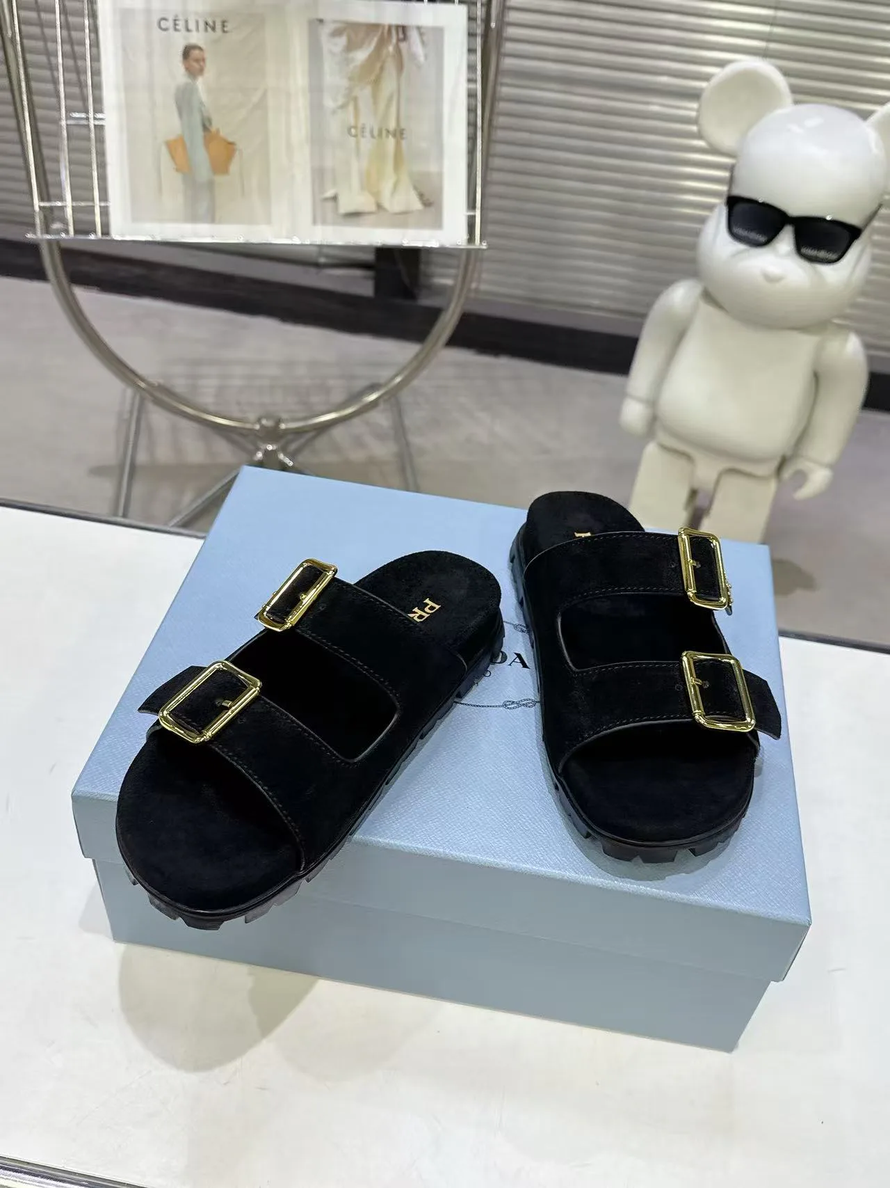 Шлепанцы Женские Prada 10270237