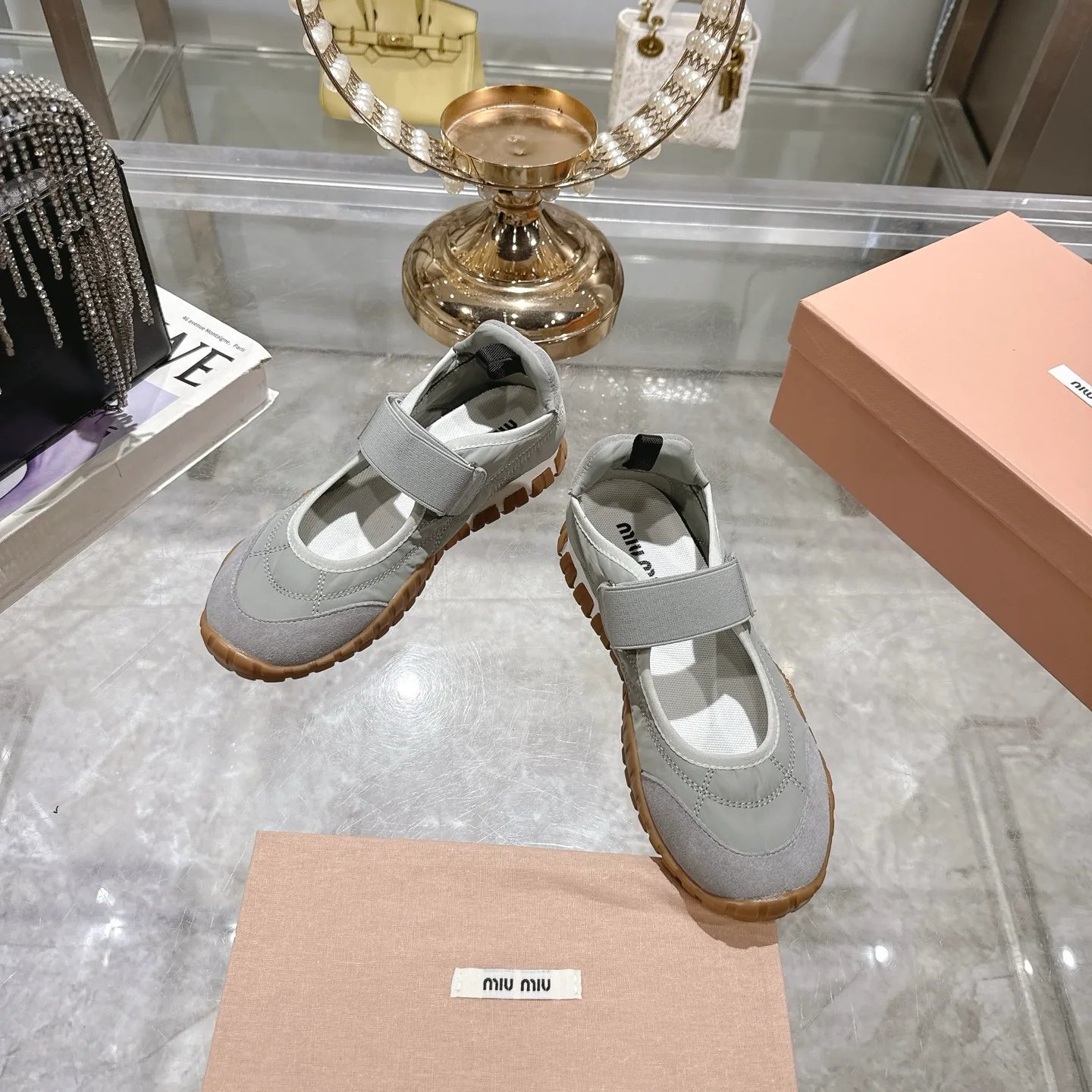 Кроссовки Женские Miu Miu 397973