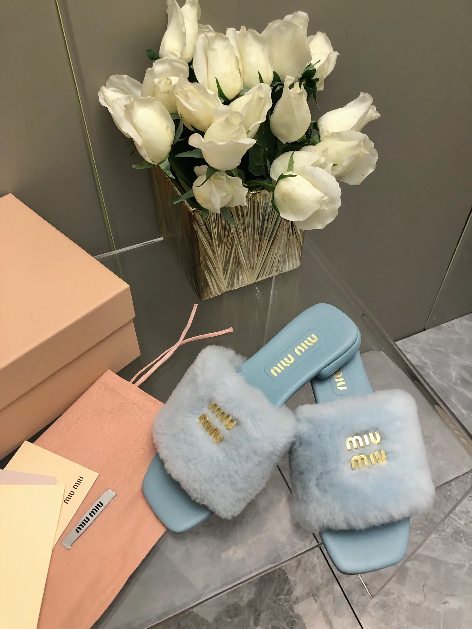 Тапочки Женские Miu Miu 18005815