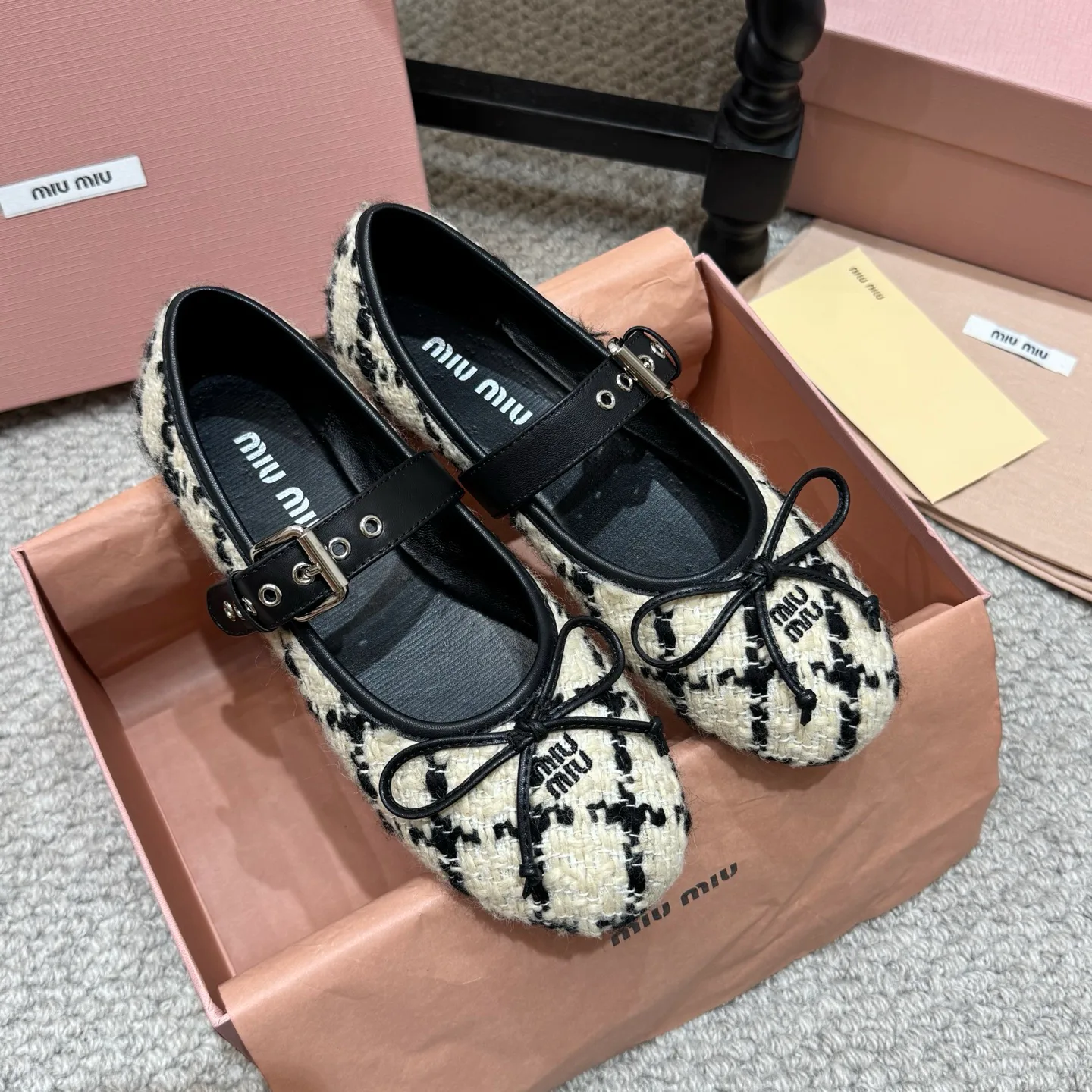 Балетки Женские Miu Miu 18676040