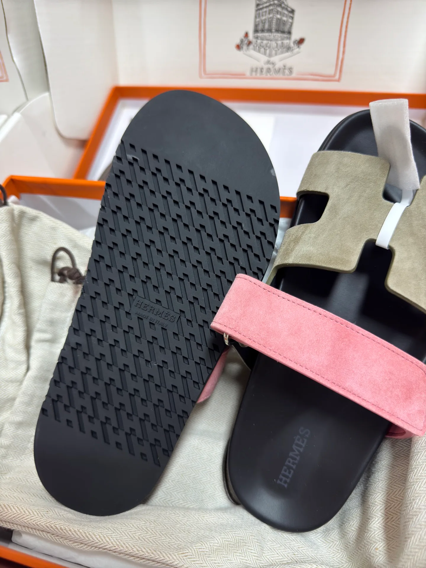 Шлепанцы Женские Hermes 5688