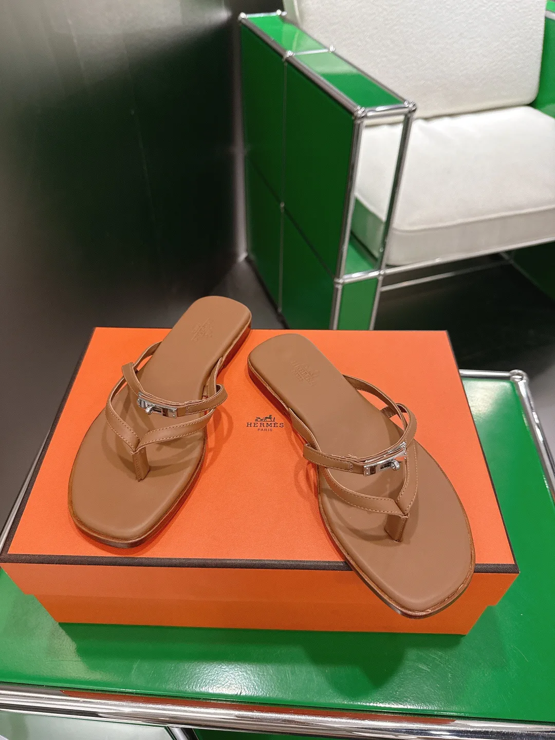 Шлепанцы Женские Hermes 11245253