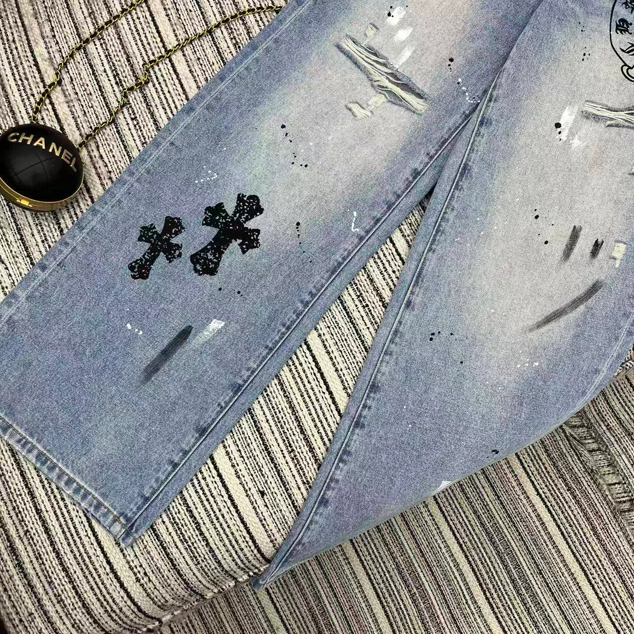 Джинсы Женские Chrome Hearts 11389594