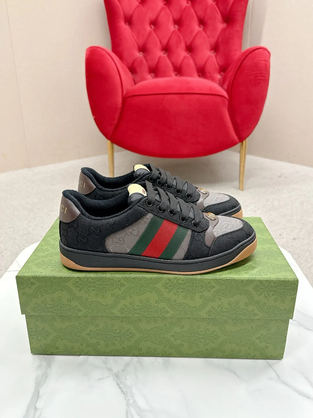 Кеды Женские Gucci 4784292