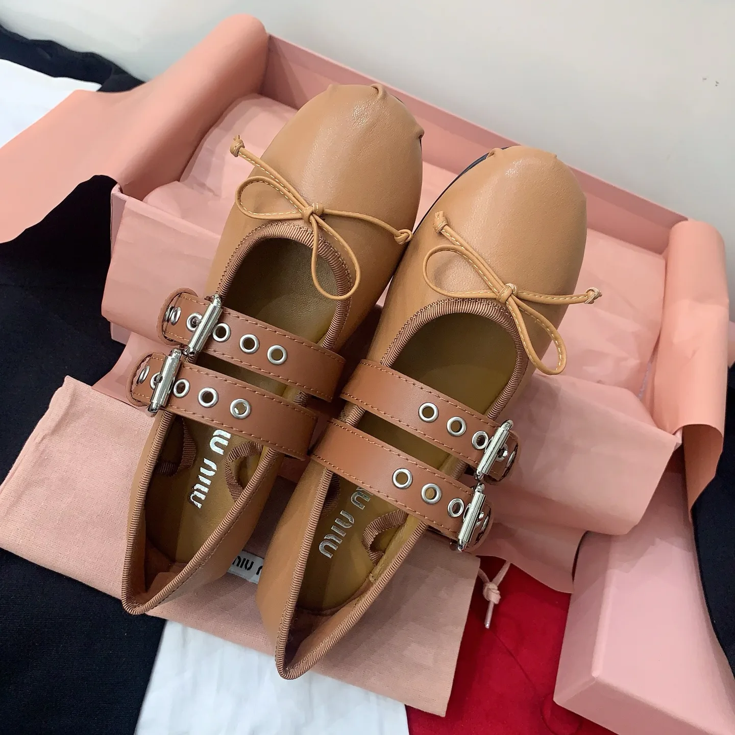 Балетки Женские Miu Miu 12696587