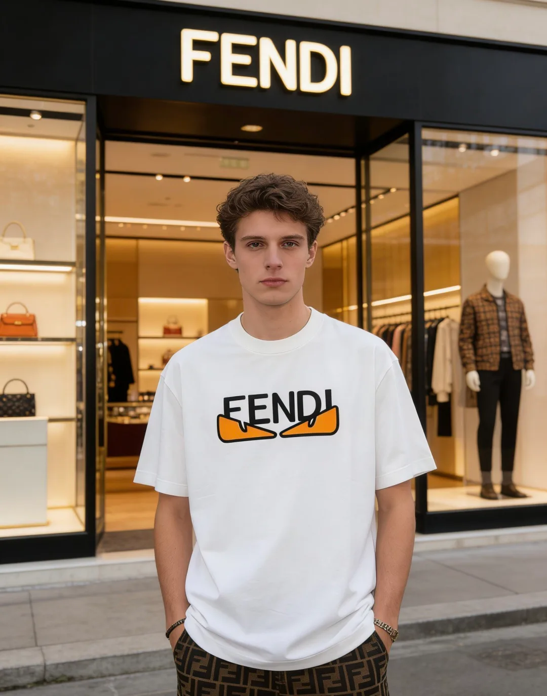 Футболки Мужские Fendi 13442029